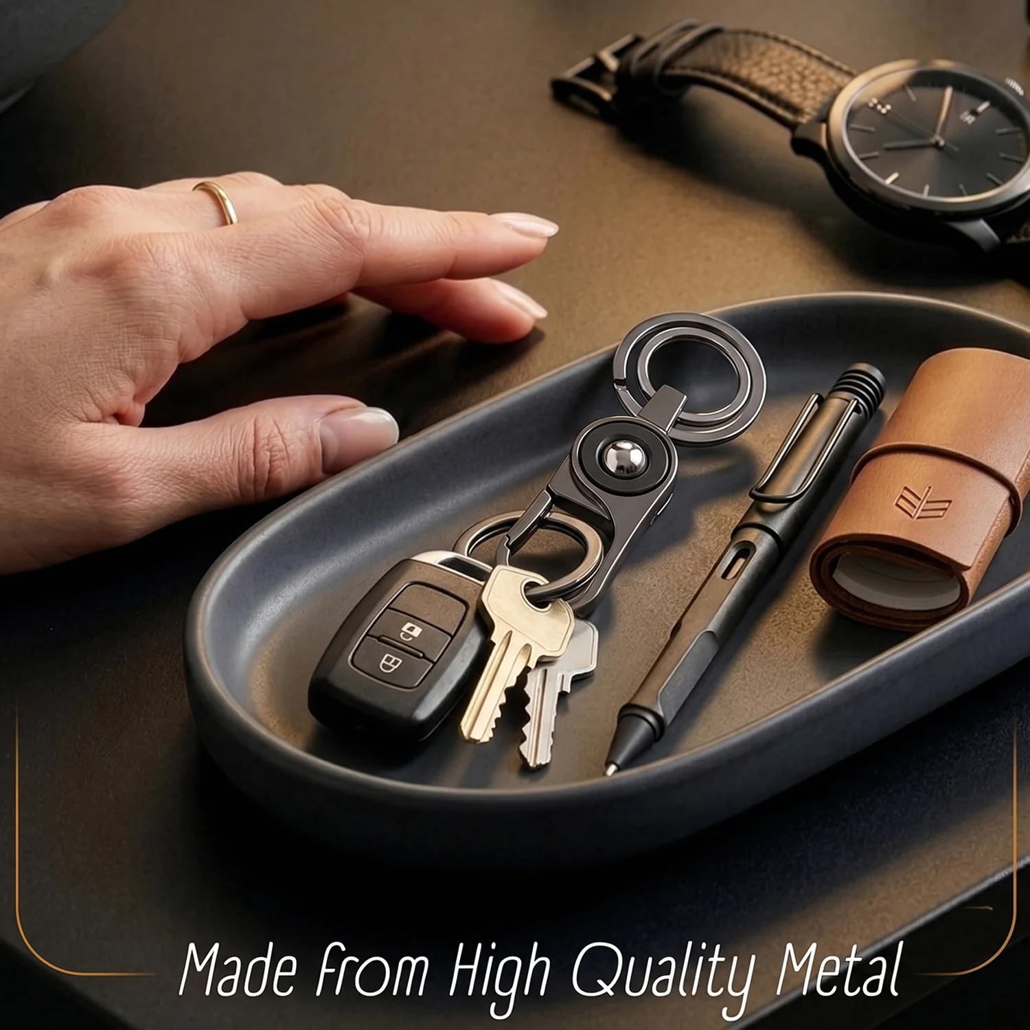 Metal Key Holder – Secure & Stylish Carabiner Clip for Keys - Image 8