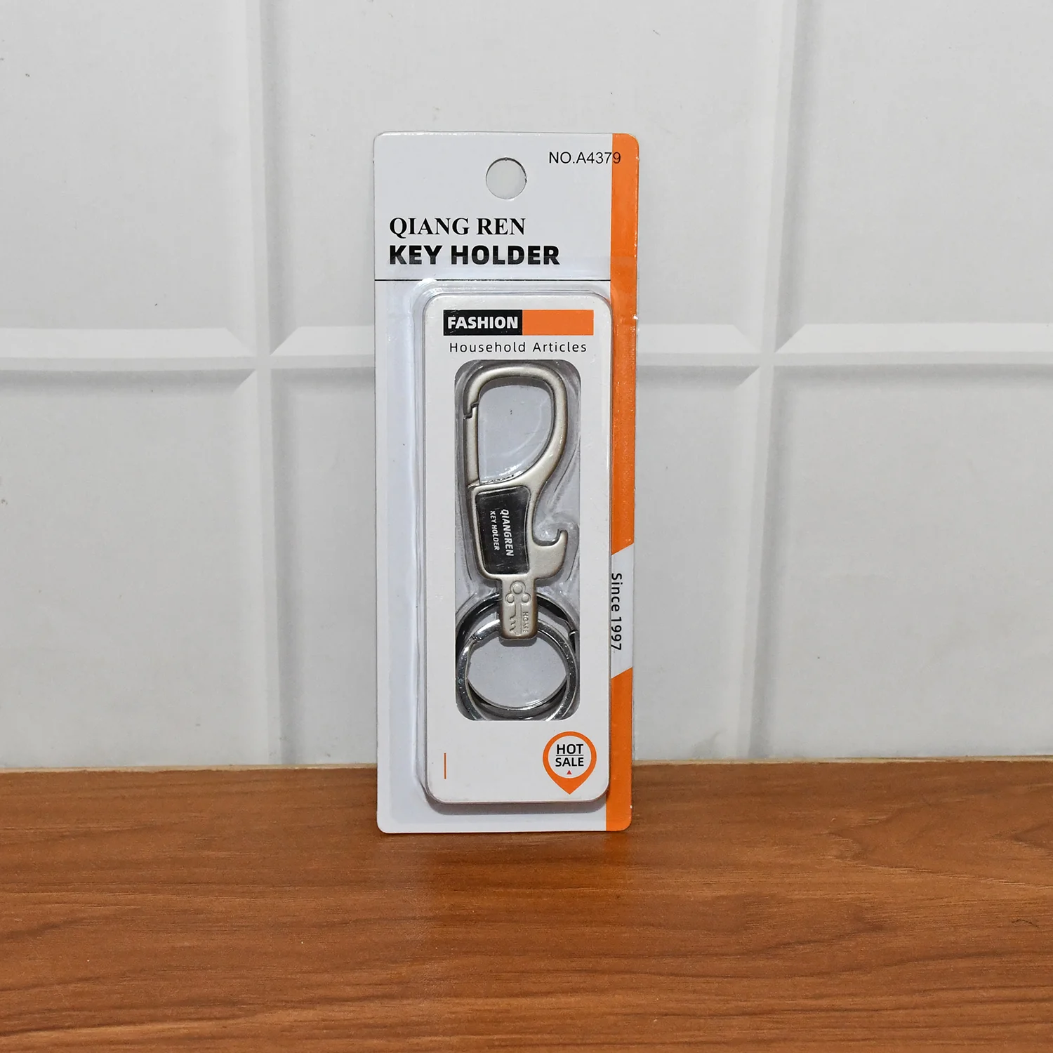 Metal Carabiner Keychain – Durable with Dual Rings & Clip Hook - Image 7