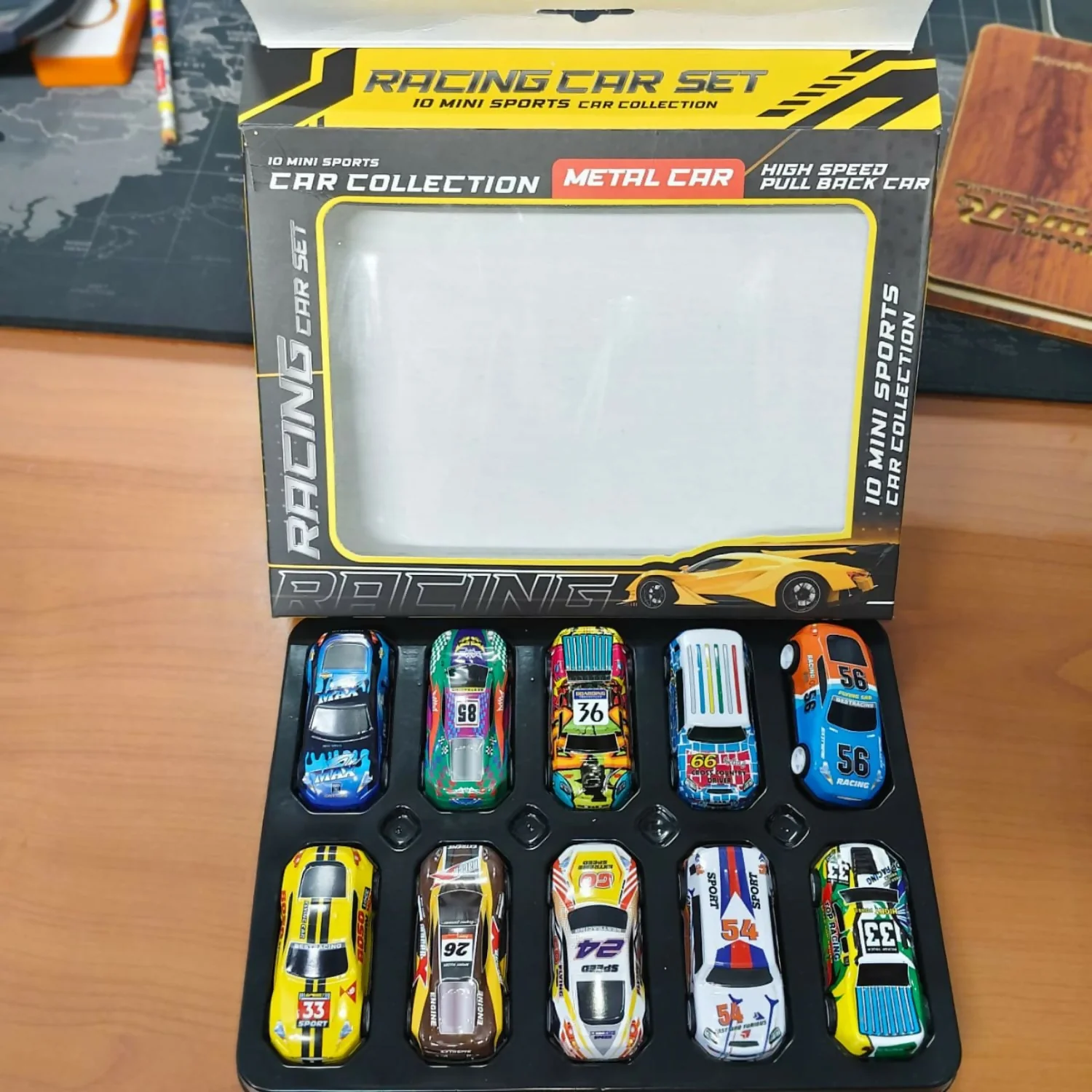 Metal Racing Cars Set – Durable Pull-Back Racing Playthings - Image 6