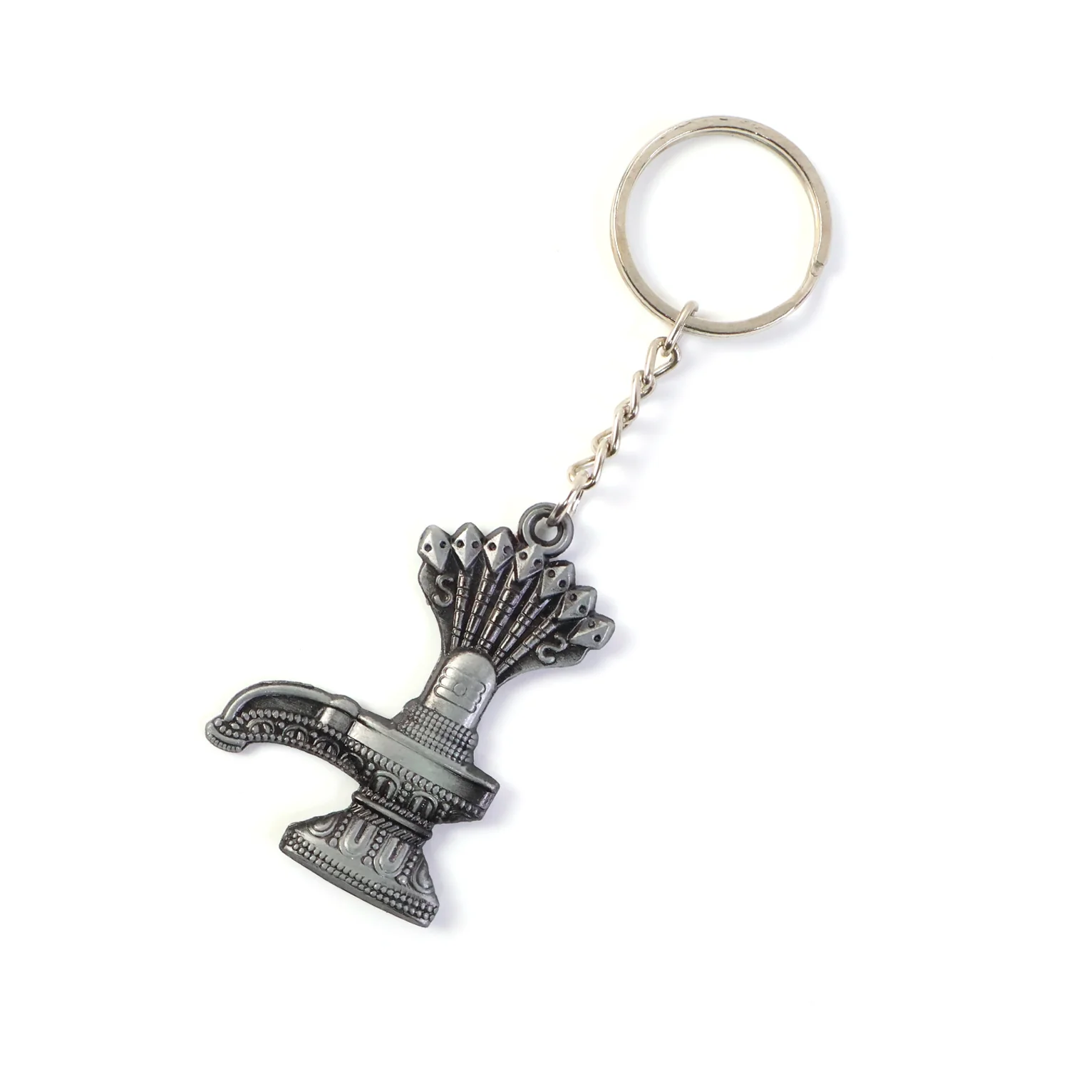 Shiva Lingam Metal Keychain – Durable Spiritual Accessory - Image 5