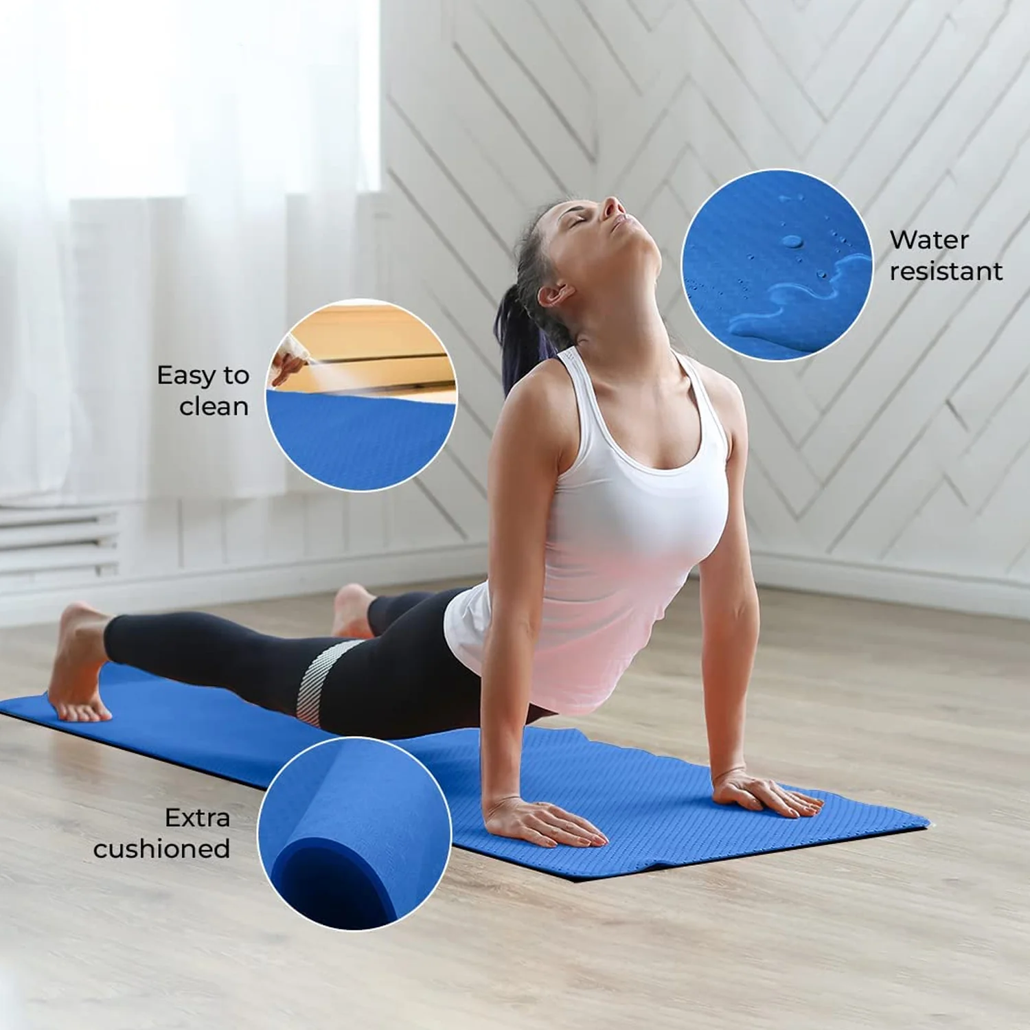 Non-Slip Yoga Mat – Thick, Durable, Portable Exercise Mat - Image 7