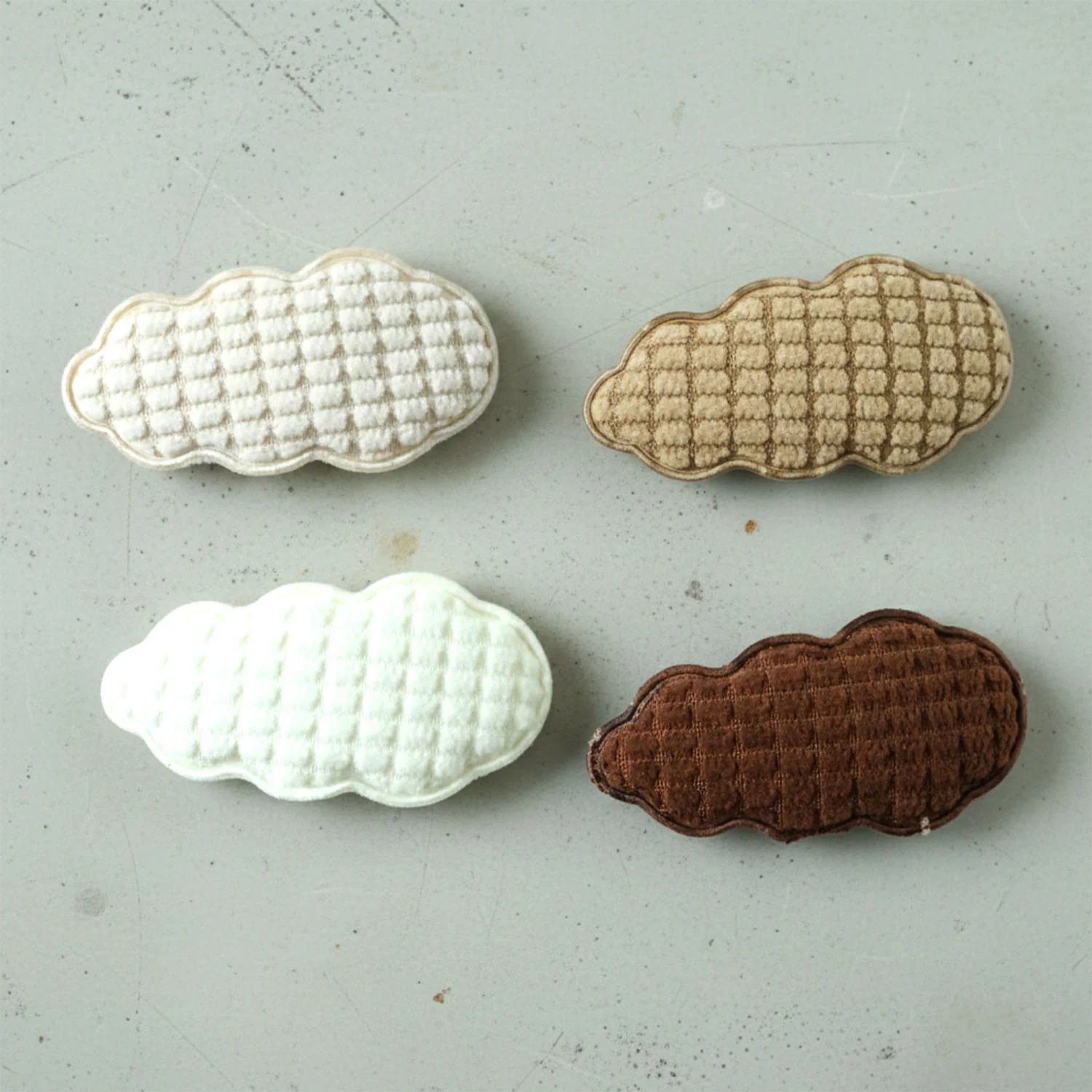 Cloud Hair Clips – Premium Quilted Padded Set of 4 - Image 7