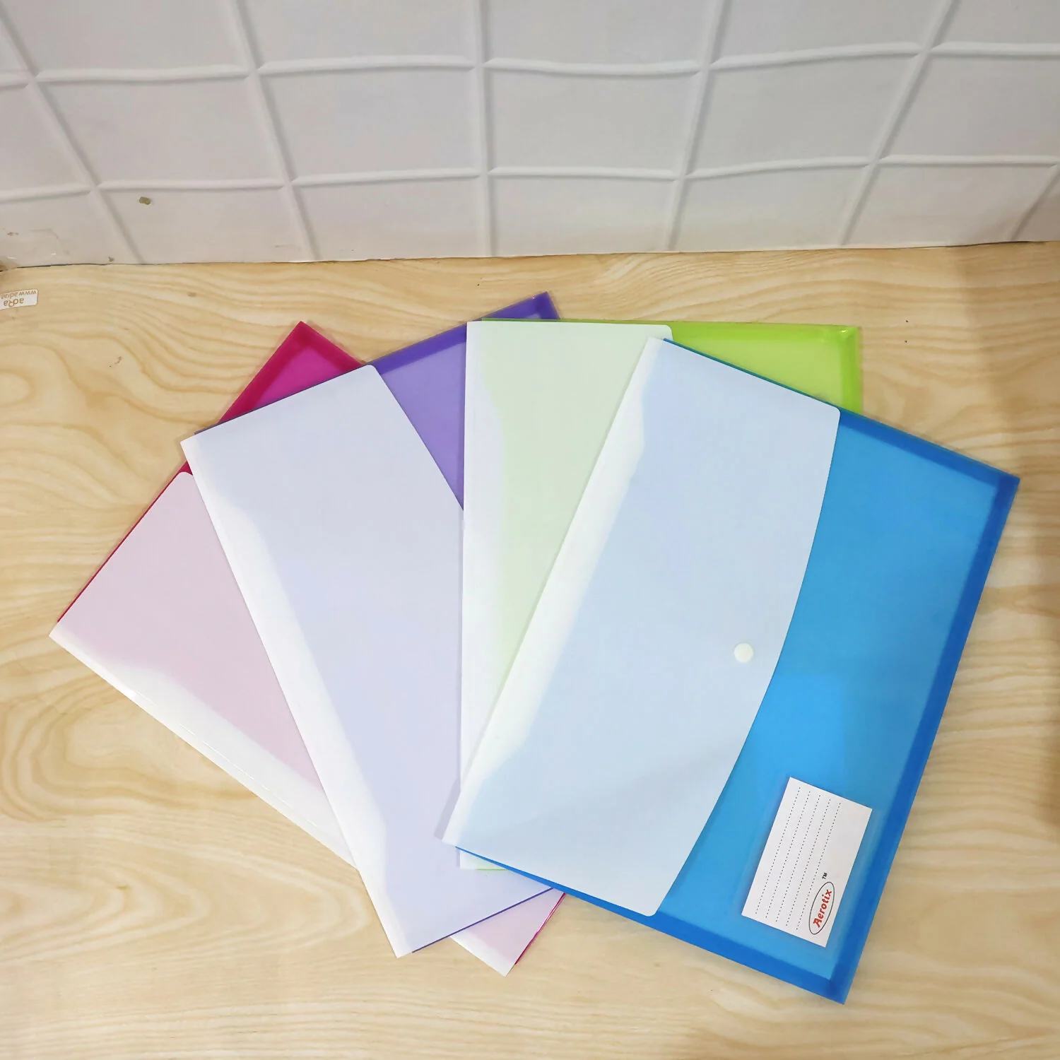 Pastel A4 File Folder, Stylish, Water-Resistant & Durable - Image 6