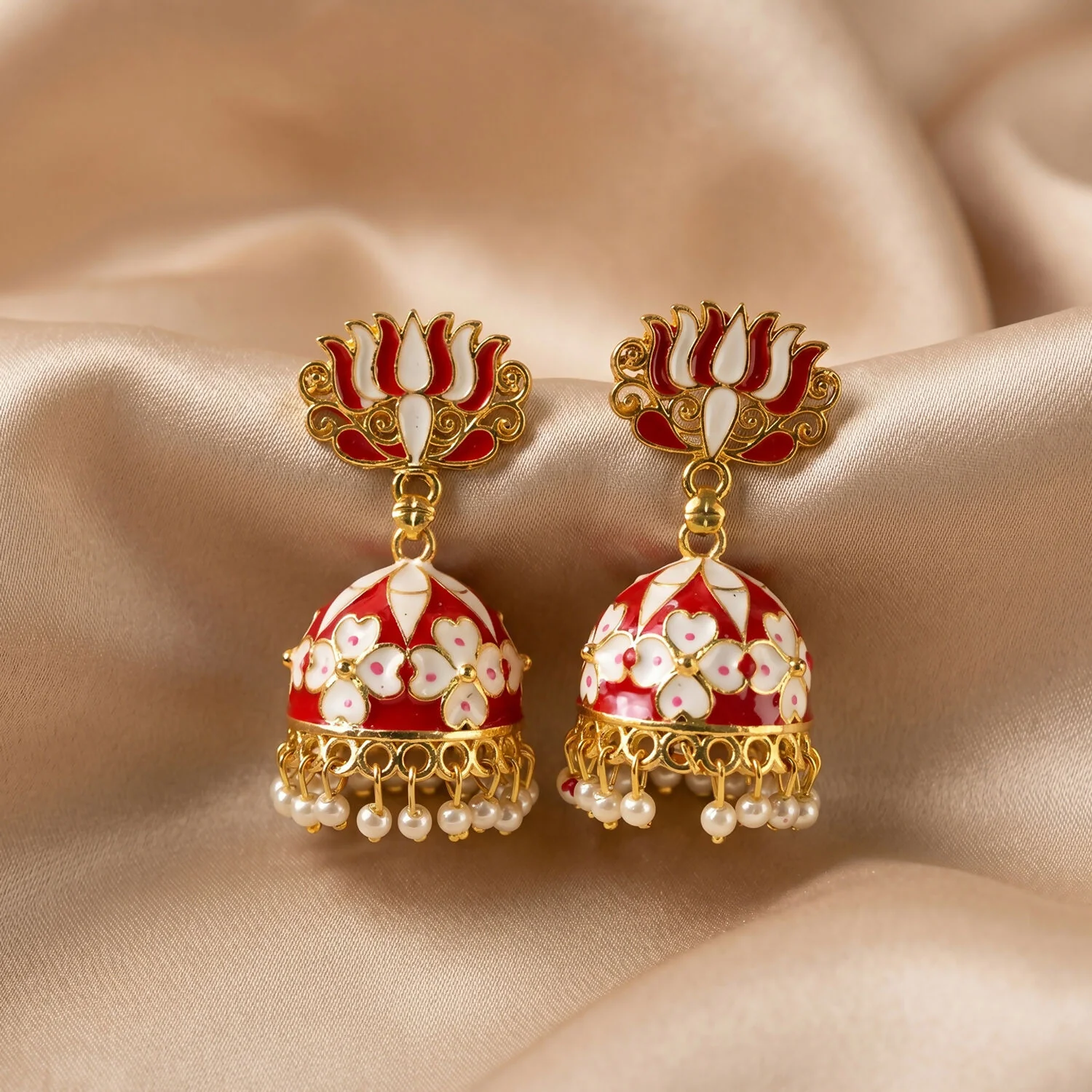 Jhumka Earrings – Elegant Traditional Jewelry for Festive Looks - Image 6