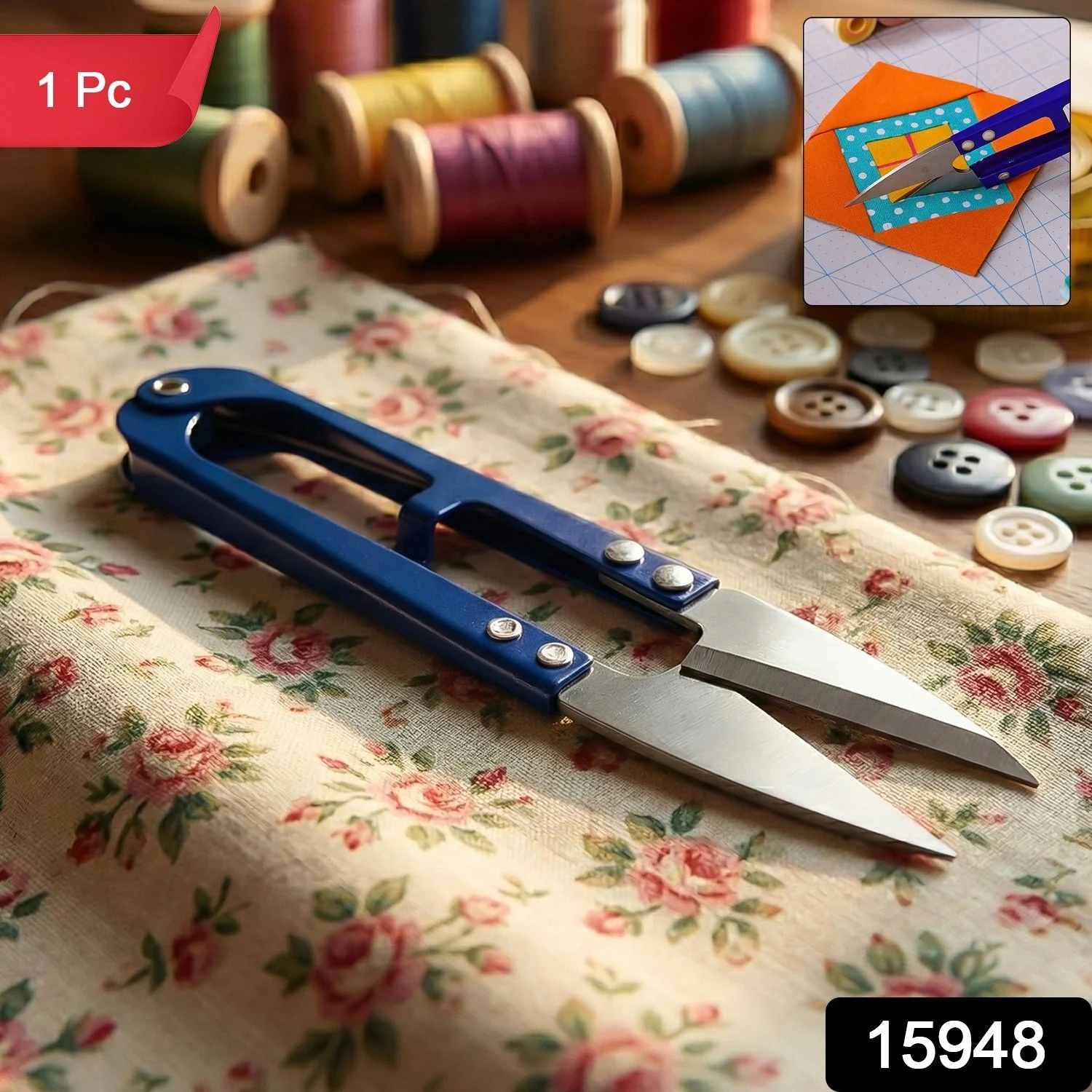 Sewing Scissors – Ergonomic Handle for Precise Fabric Cutting - Image 2