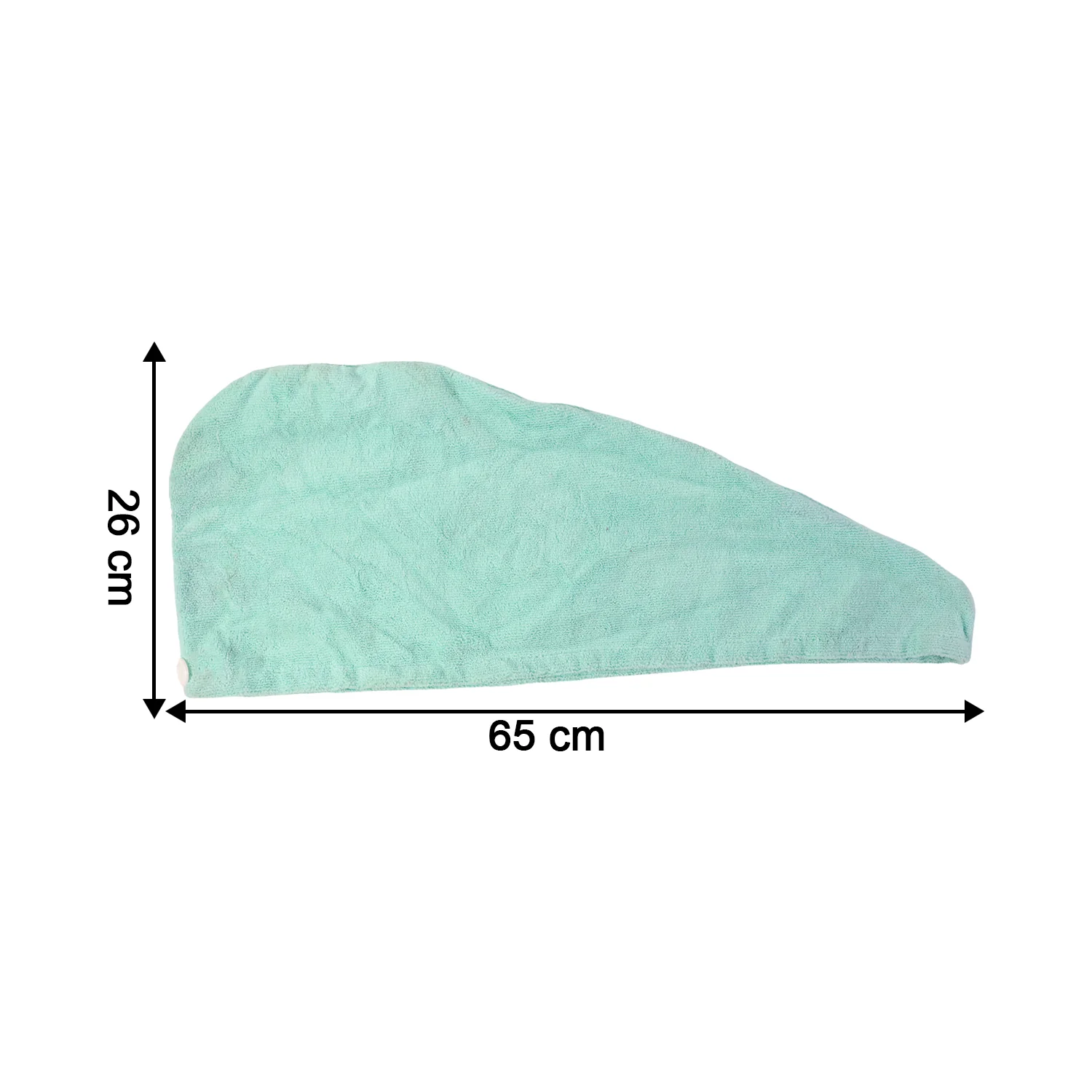 Microfiber Hair Drying Towel Wrap – Quick Absorbent Turban with Button Lock - Image 4