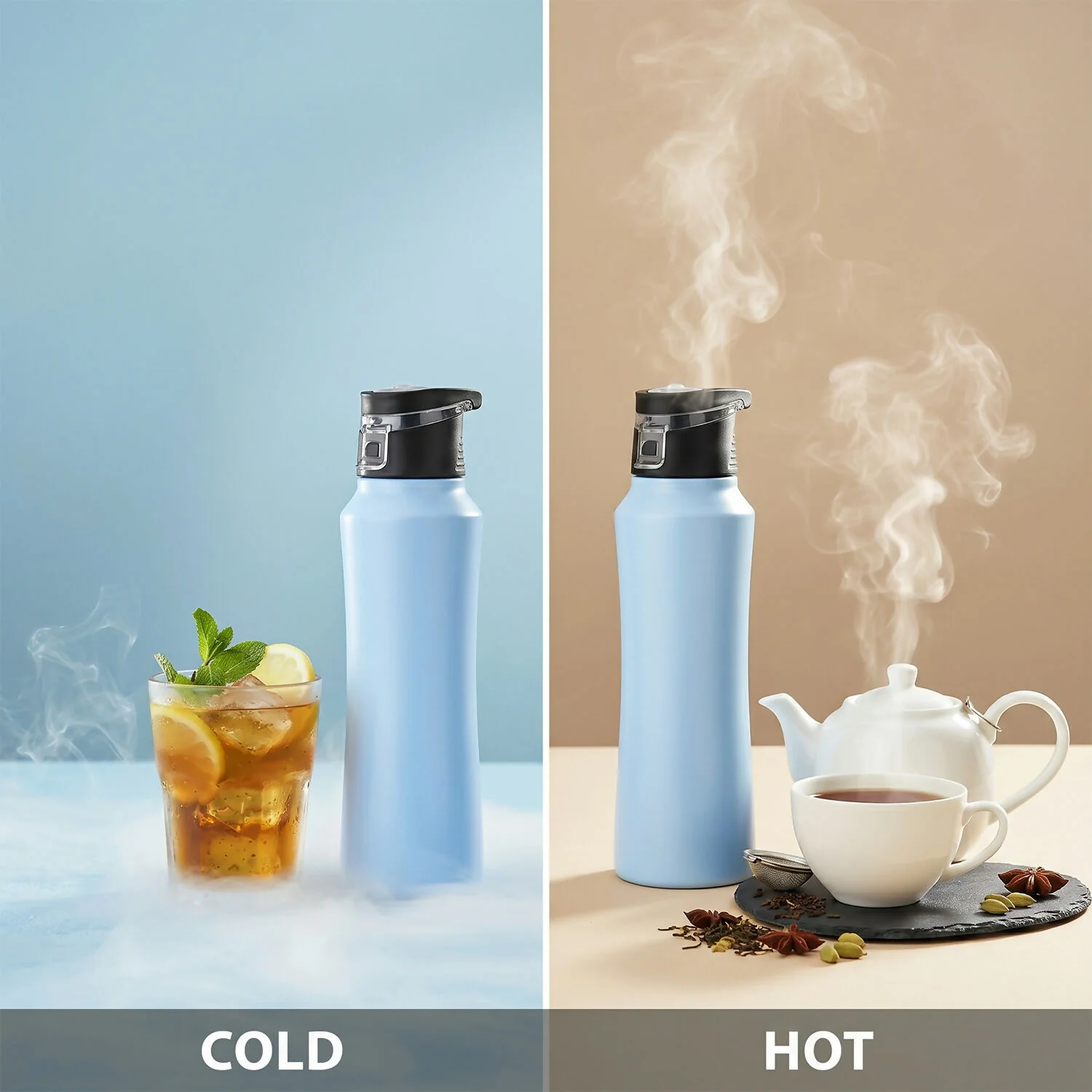 Stainless Steel Water Bottle – Keeps Hot & Cold Beverages Fresh - Image 5