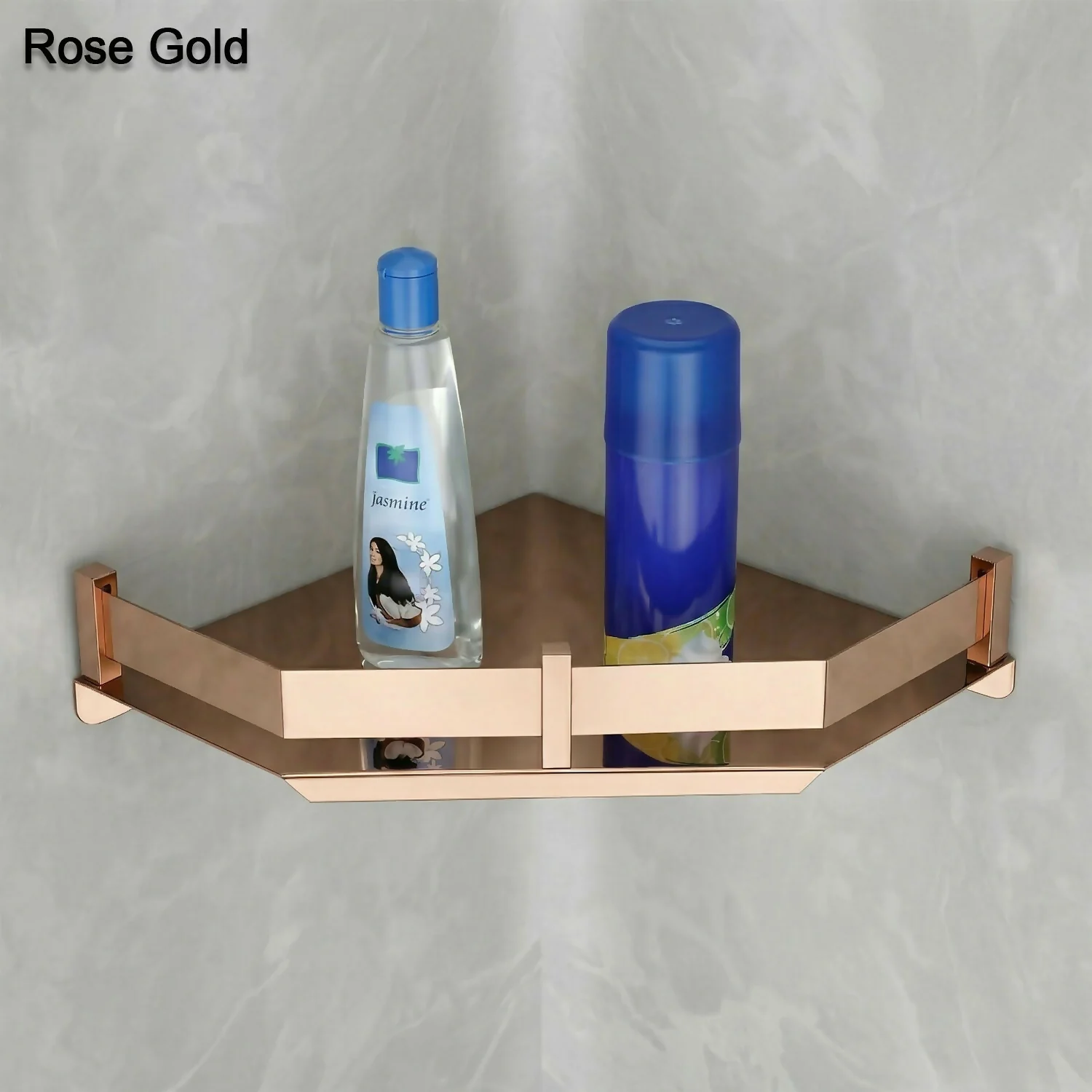 Premium Stainless Steel Corner Shelf – Space-Saving Bathroom Organizer - Image 4