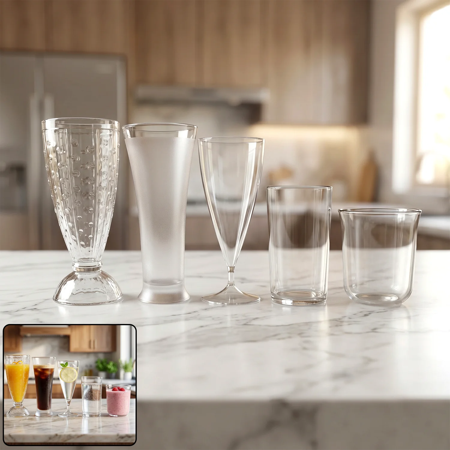 Unbreakable Plastic Drinking Glass – Stylish & Long-lasting Drinkware - Image 3