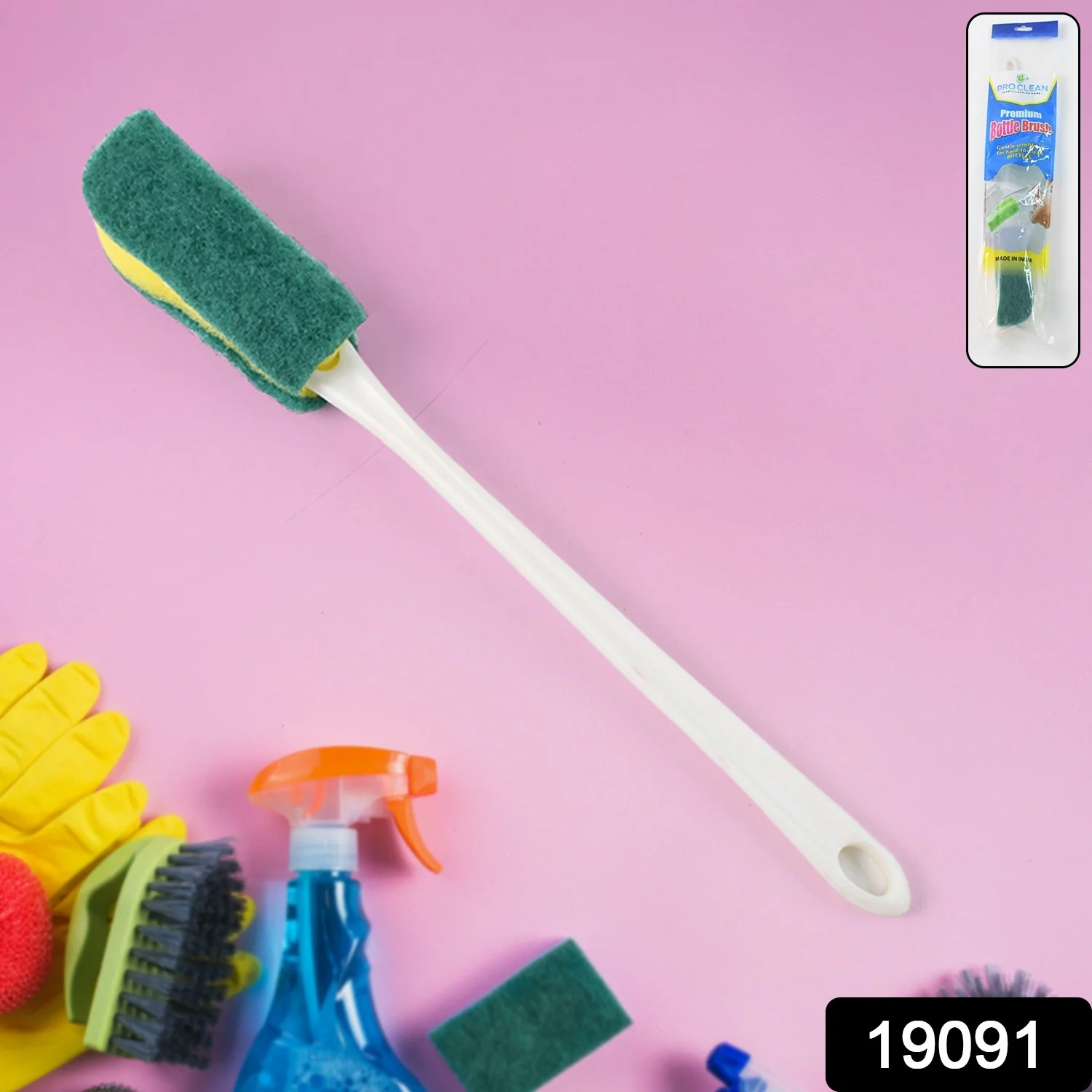 Long Handle Bottle Cleaning Brush – Deep Clean with Scratch-Free Design - Image 2