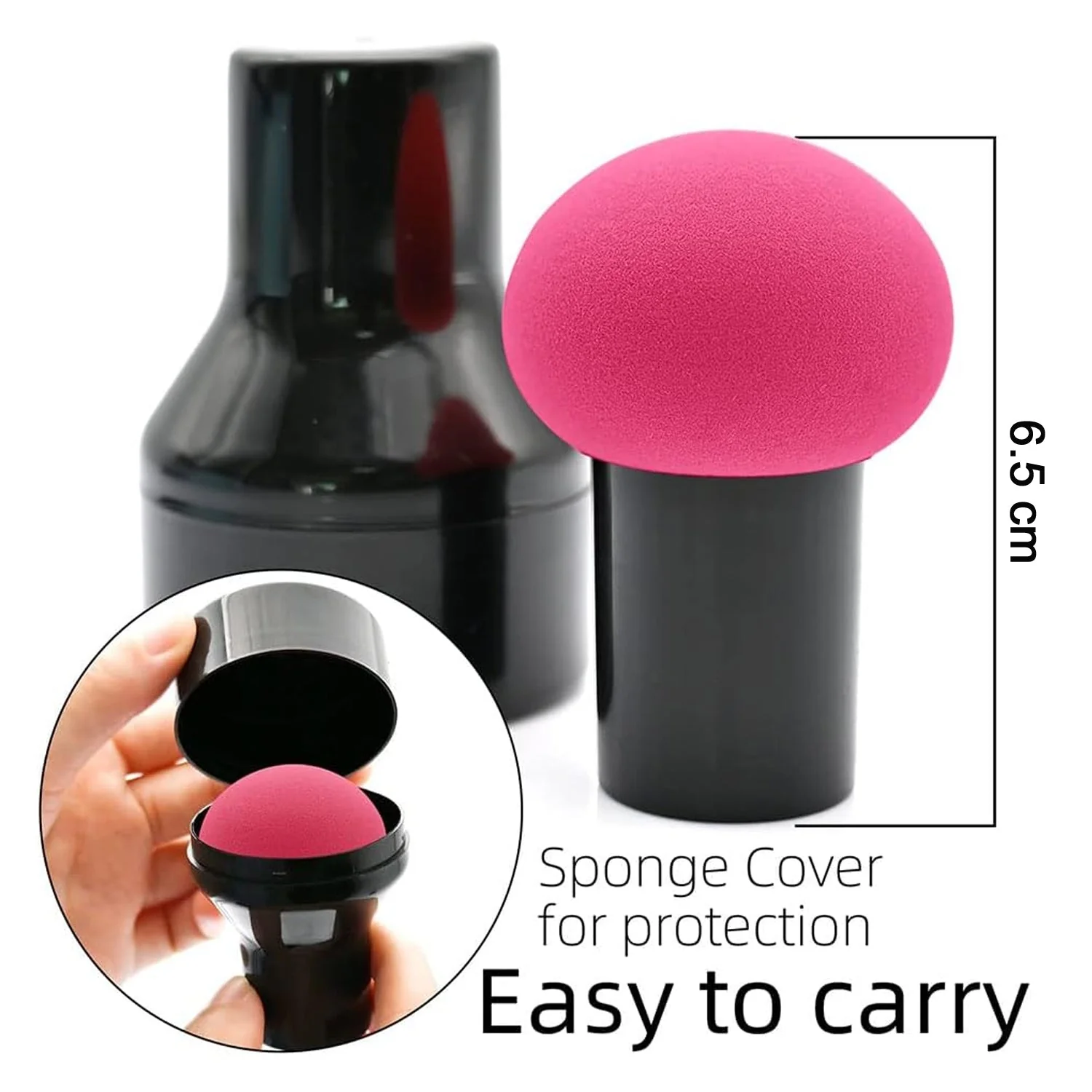 Makeup Sponge Puff with Handle – Ergonomic & Flawless Blending - Image 7