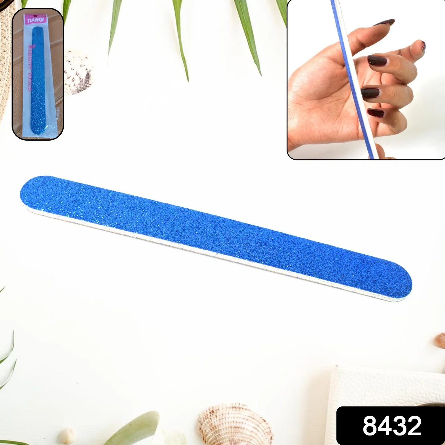 Professional Nail File Double Sided 18 cm – Durable & Precise | AuriGlam - Image 2