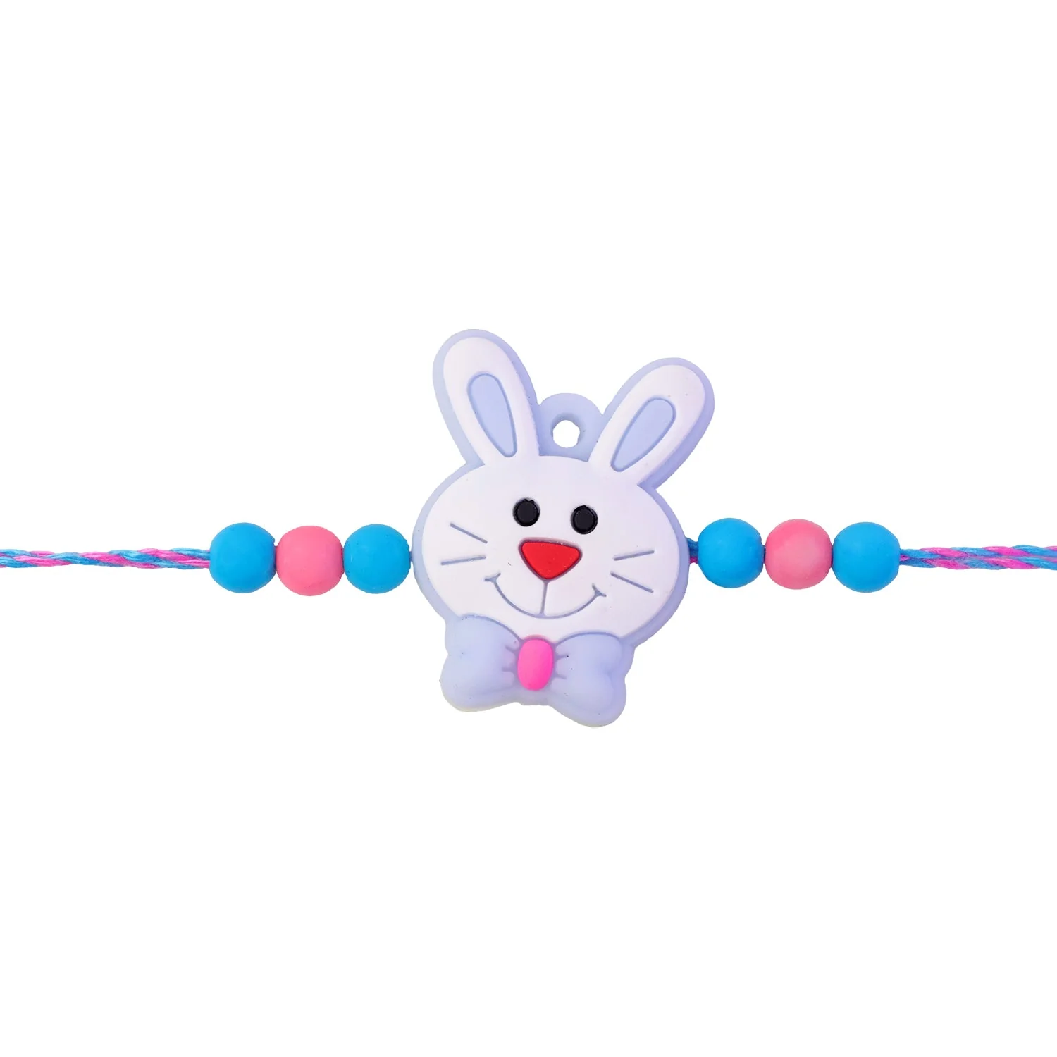 Rabbit Charm Kids Beaded Premium Traditional Designer Rakhi for Brother - Image 5