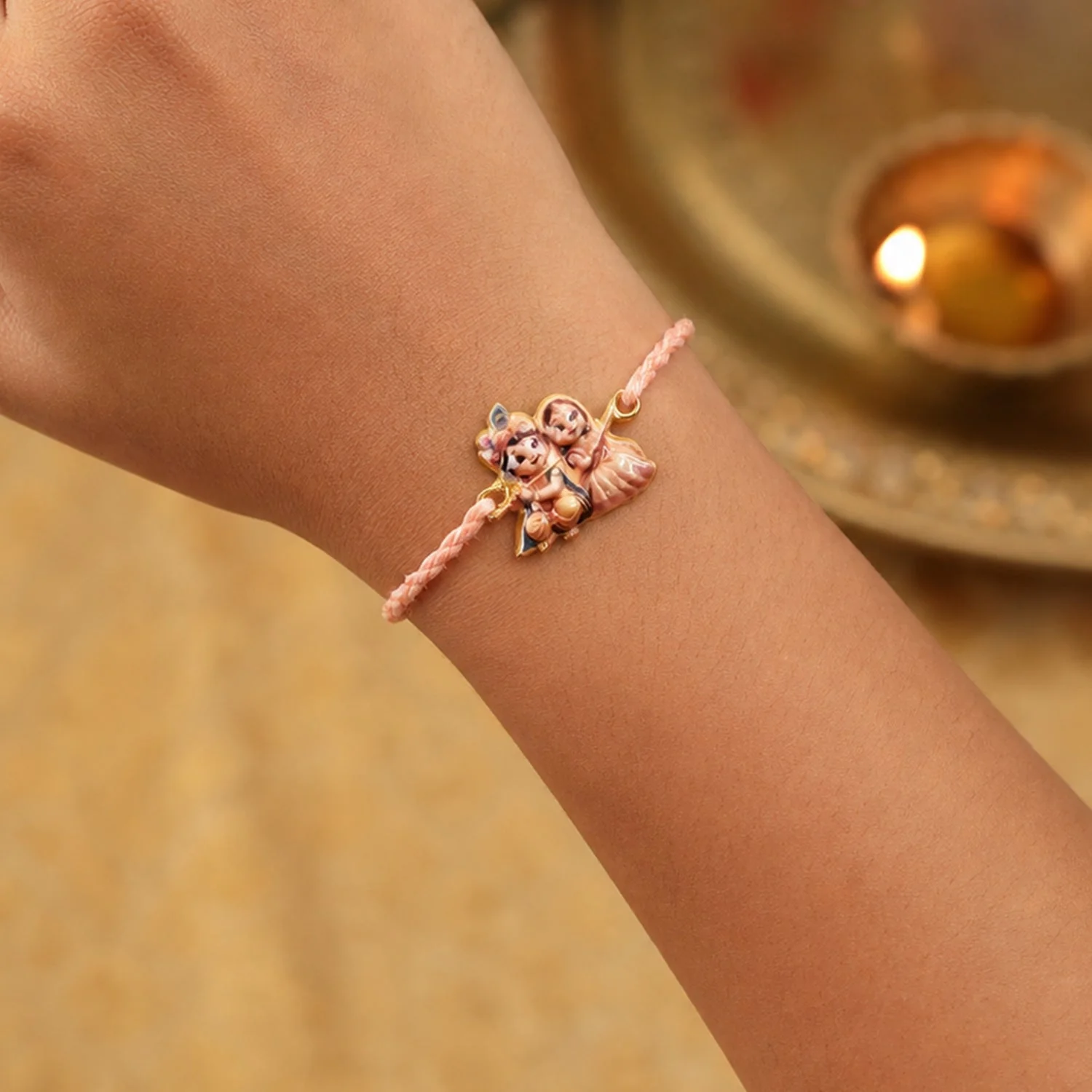 Radha Krishna Rakhi, Stylish & Light for Raksha Bandhan - Image 4
