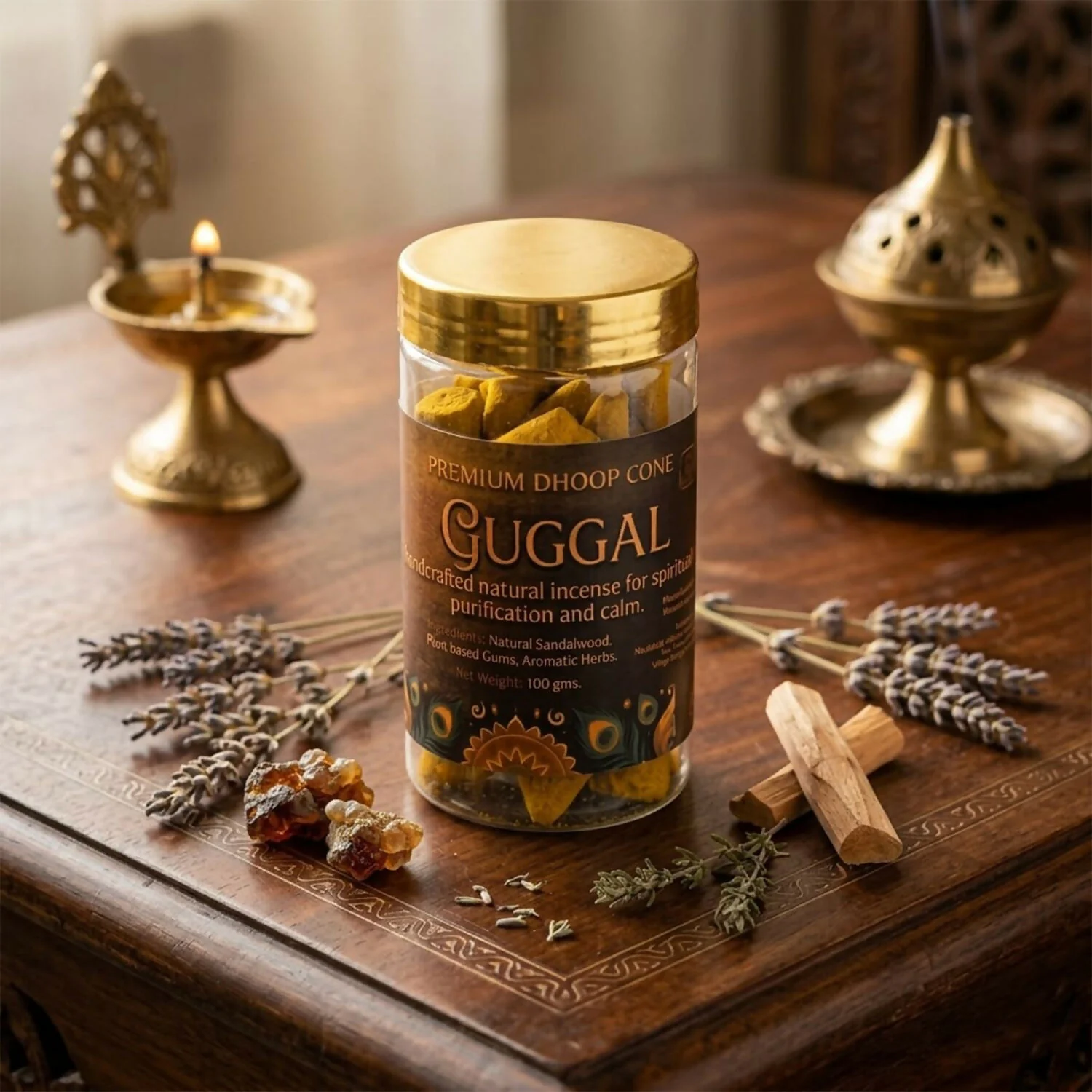 Guggal Dhoop Cones – Long-lasting aromatic for spiritual rituals - Image 5