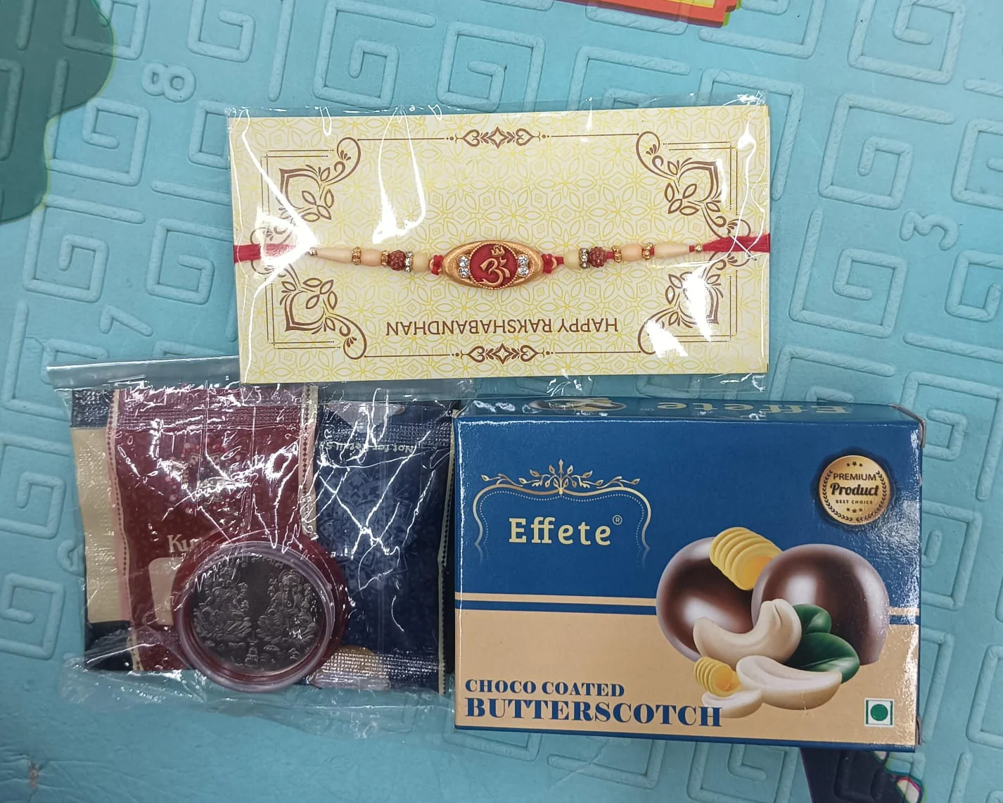 Om Design Rakhi Combo – Festive Raksha Bandhan Gift Set for Brother | Raksha Bandhan - Image 4