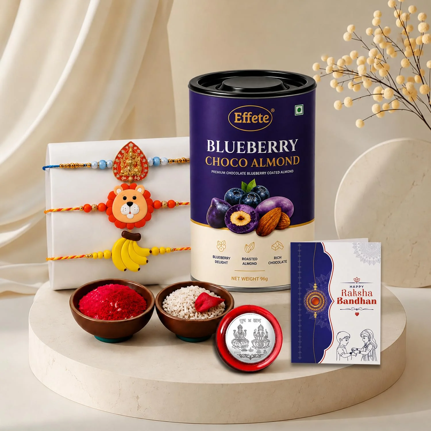 Rakhi Set for Brother (Set of 7) – Chocolate Rakhi Combo | Raksha Bandhan Gift Set