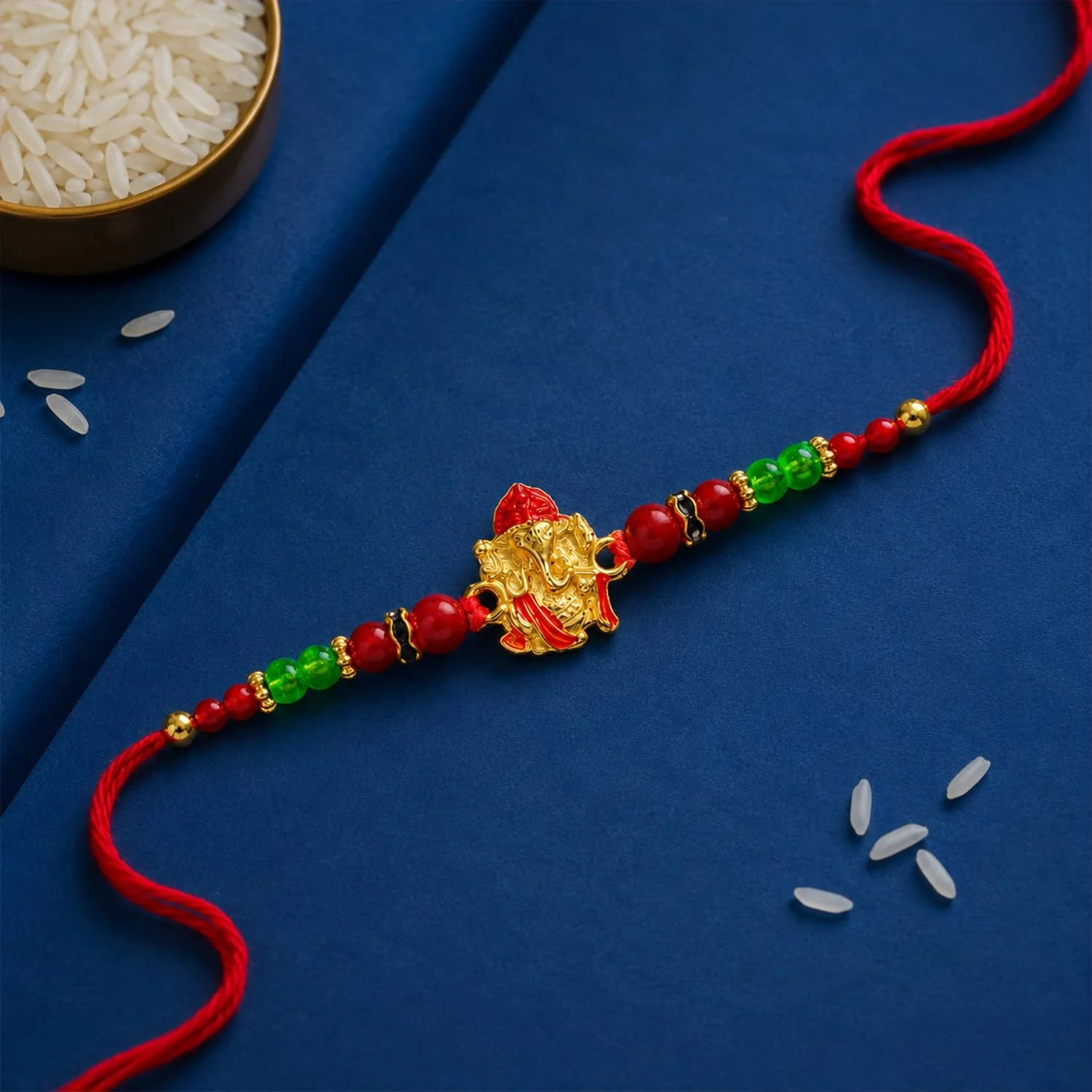 Rakhi Rakhi with Chocolate for Brother – Raksha Bandhan Festive Gift Combo (Pack of - Image 4