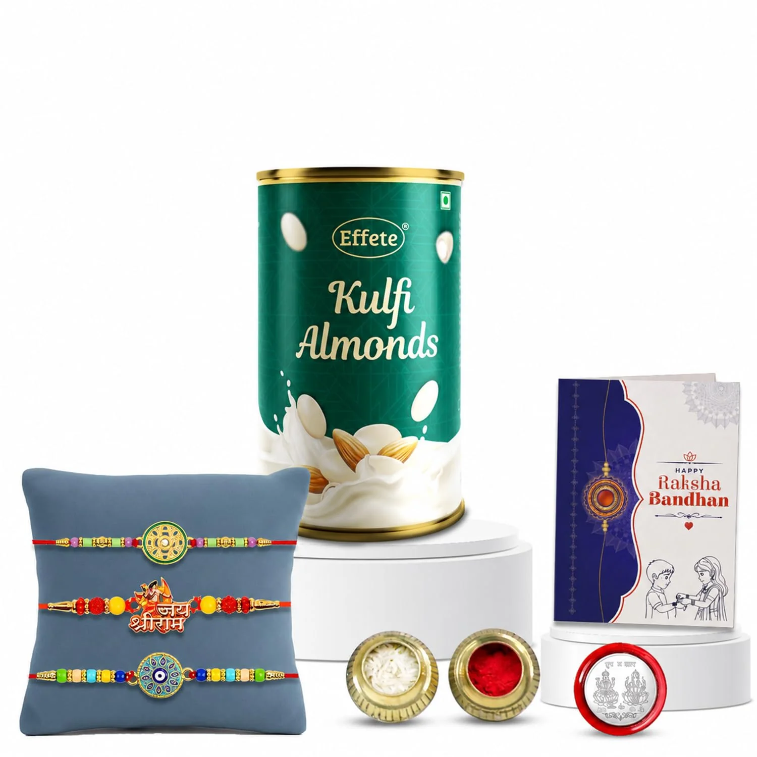 Rakhi Rakhi with Chocolate for Brother – Festive Raksha Bandhan Gift Combo (Set of 3) - Image 2