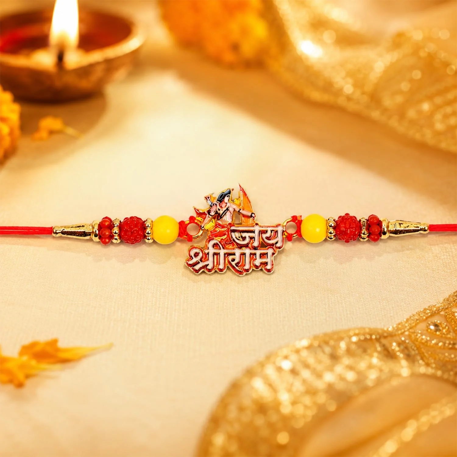 Rakhi Rakhi with Chocolate for Brother – Festive Raksha Bandhan Gift Combo (Set of 3) - Image 5