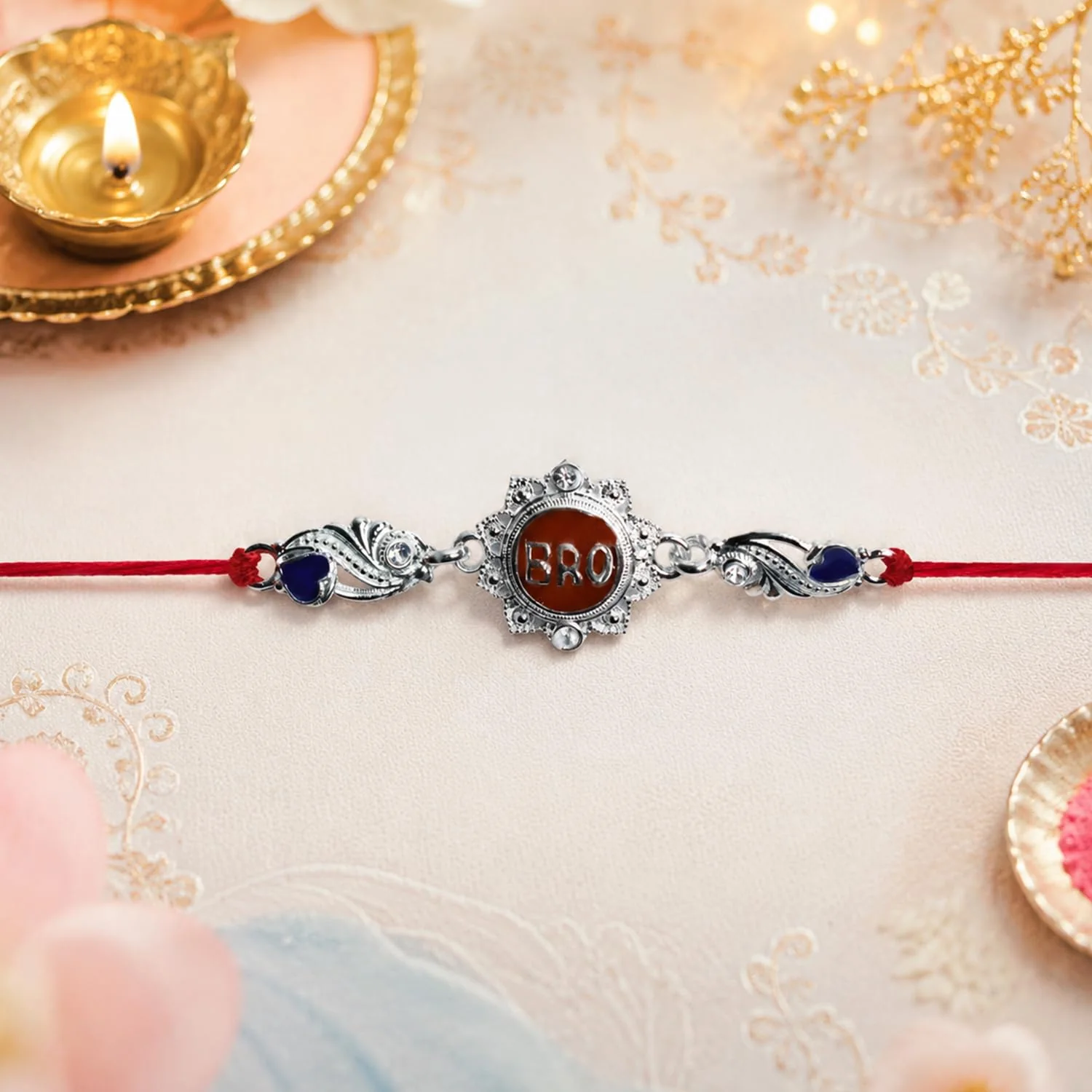 Rakhi with Chocolate for Brother (Set of 6) – Bro Shivling Design Raksha Gift Combo - Image 6