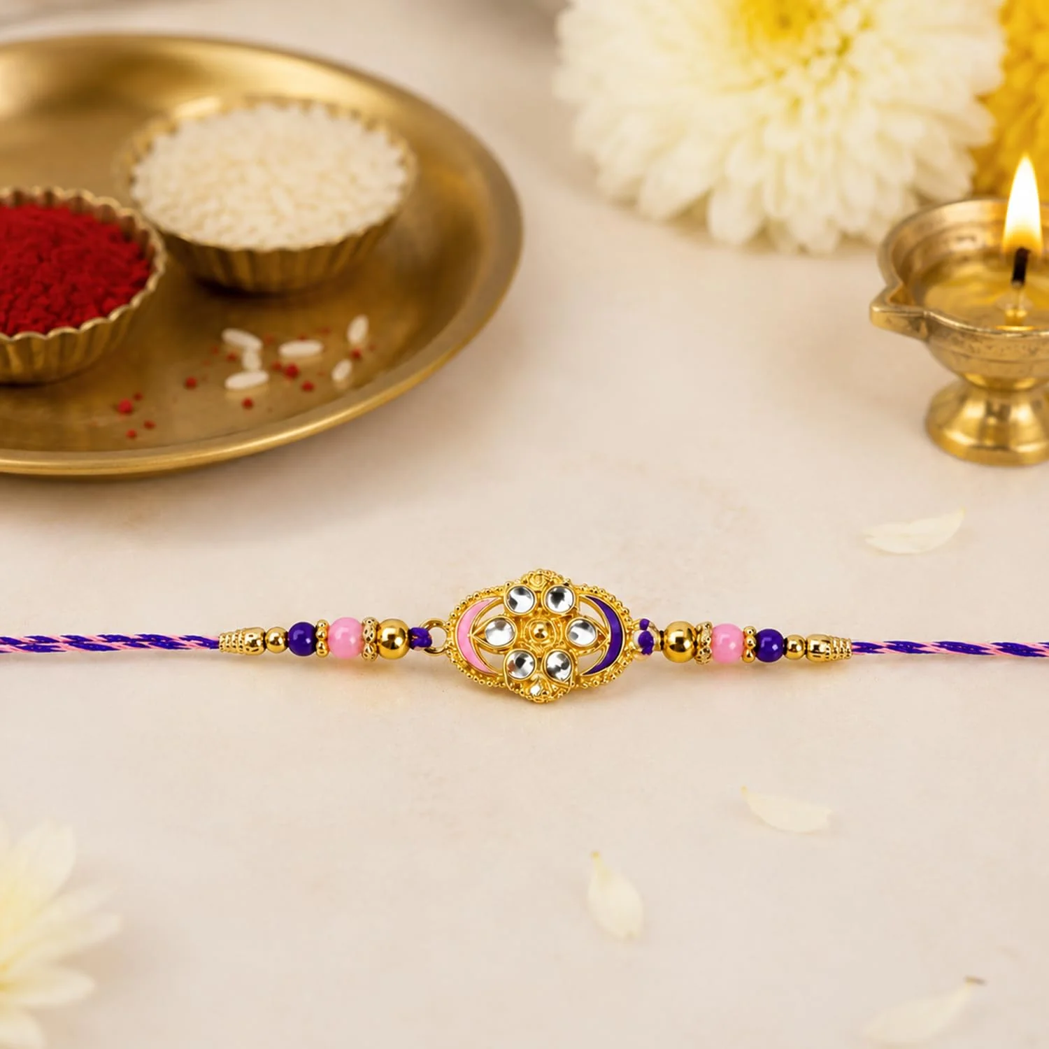 Rakhi with Chocolate for Brother (Set of 6) – Multicolor Kids Raksha Bandhan Combo - Image 7