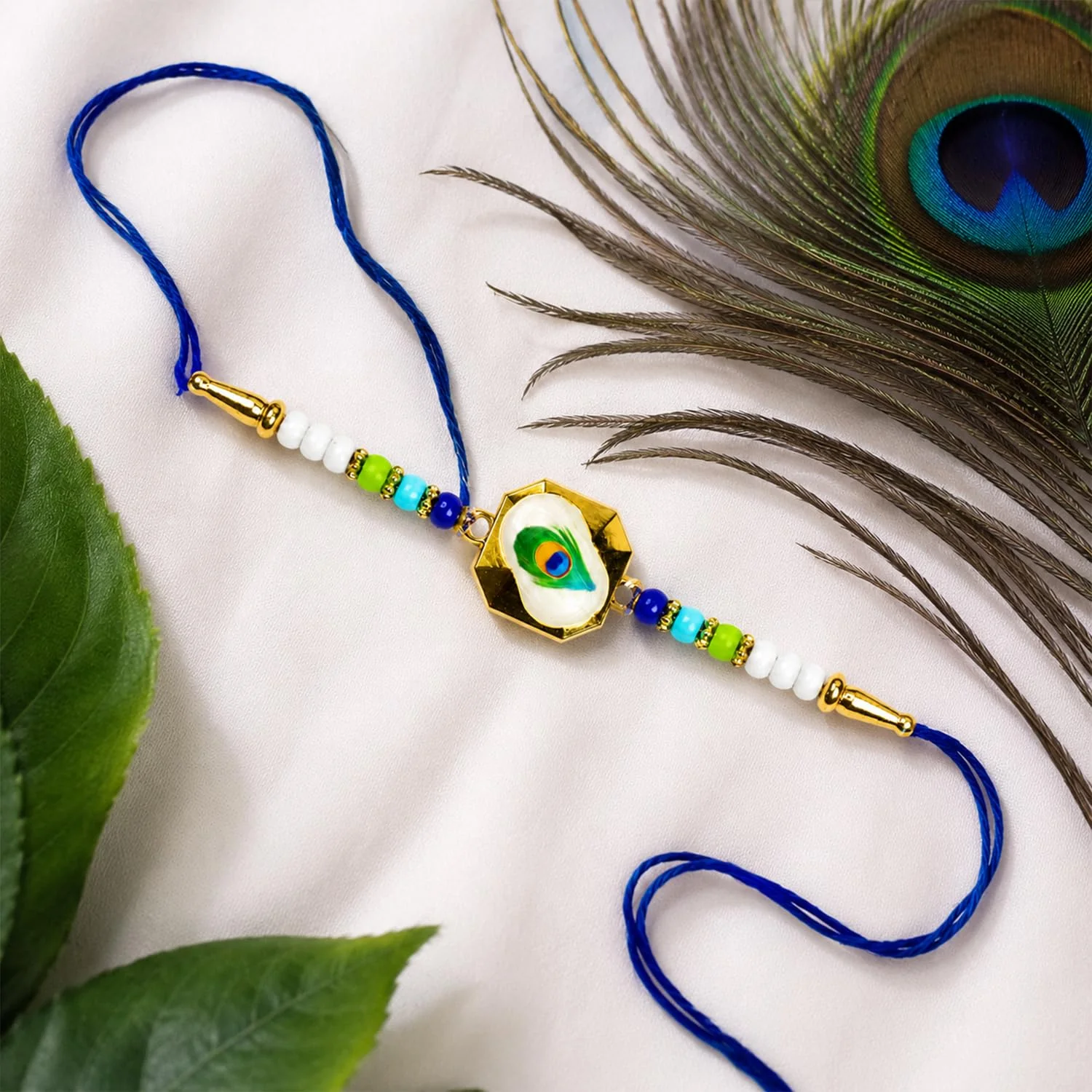 Rakhi with Chocolate for Brother (Set of 7) – Mera Bhaiya Ganu Ji Square Gift Combo - Image 5