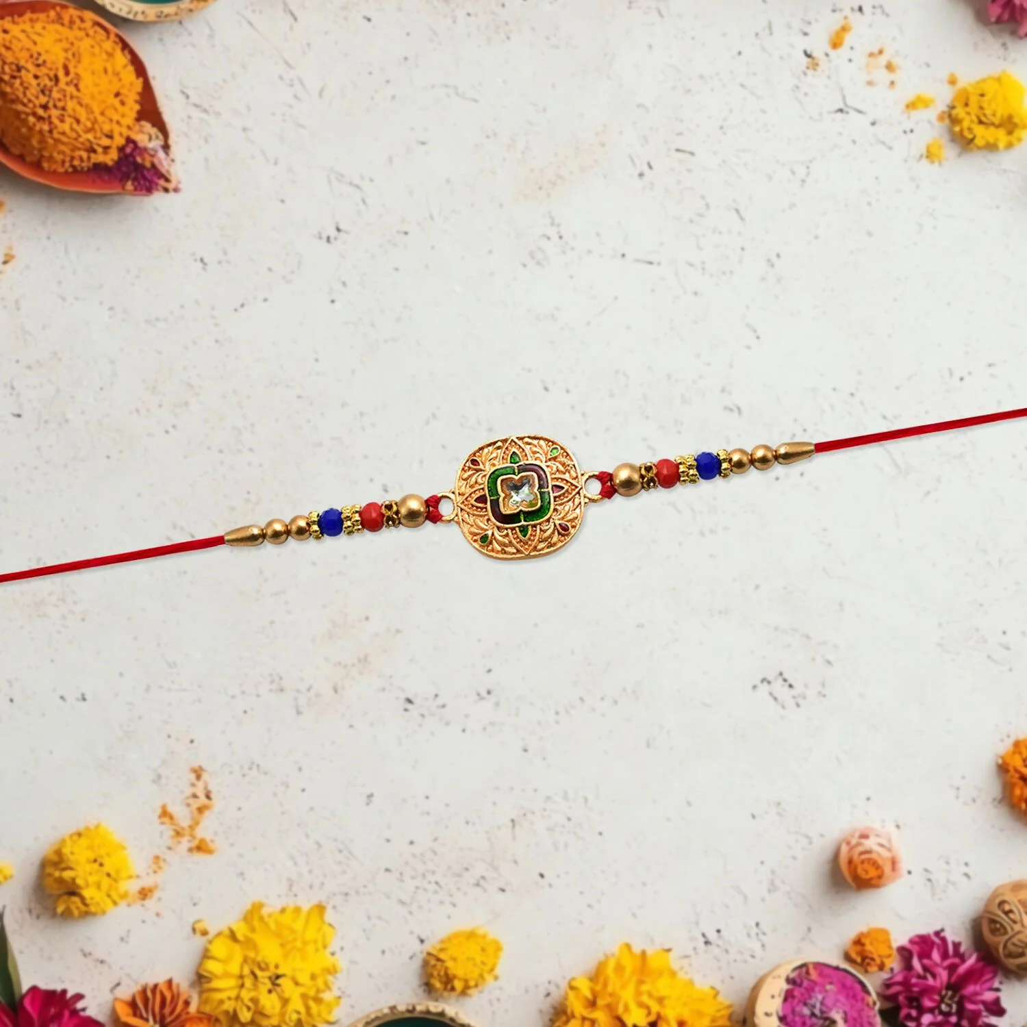 Golden Rakhi – Elegant Design & Surprise for Brothers - Image 5