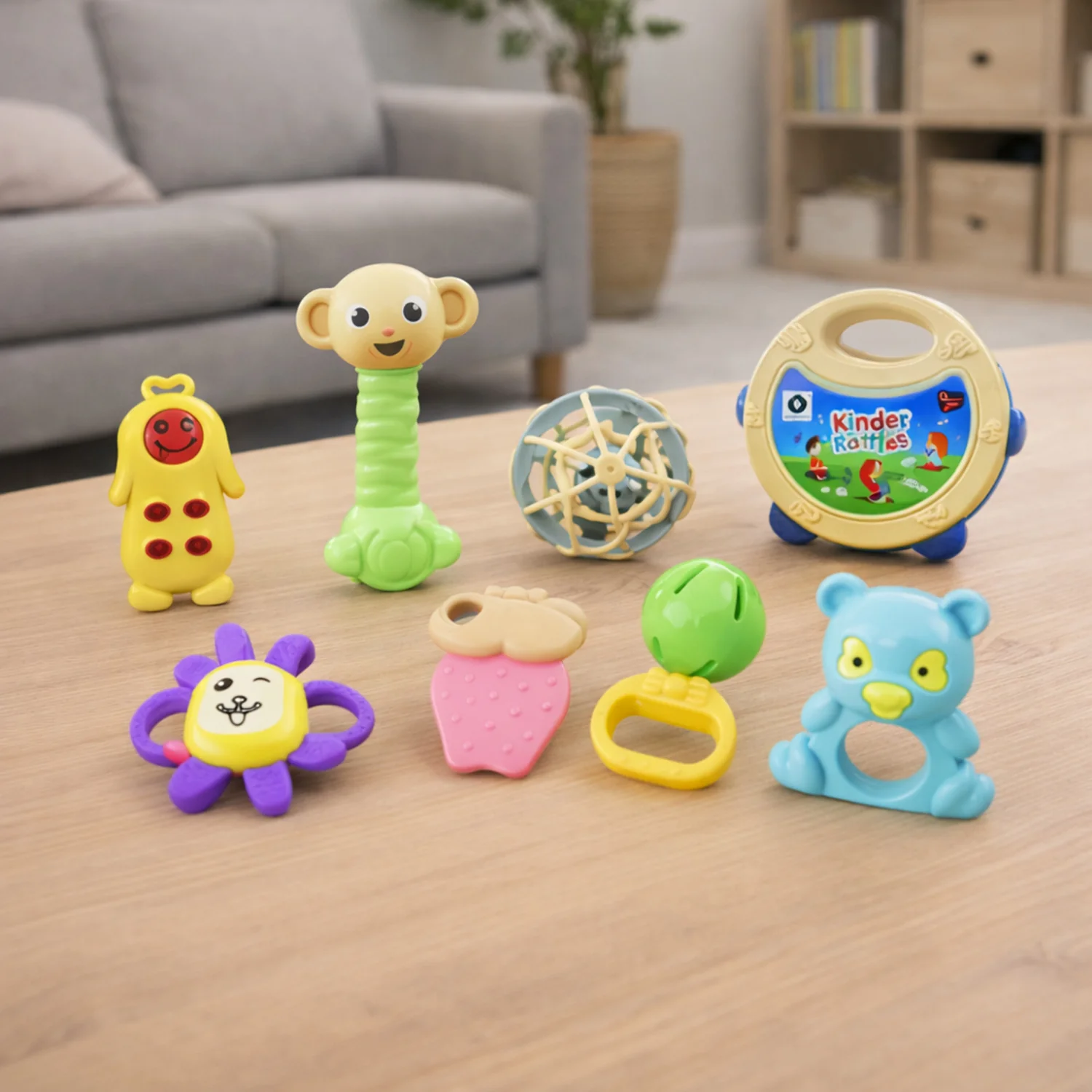 Baby Rattles Set – Safe Sensory Toys for Infants | Aditi - Image 3