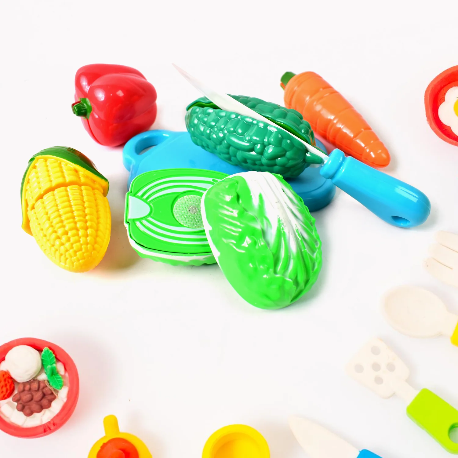 Slice & Play Toy Set – Realistic Fruits & Veggies | Aditi - Image 7