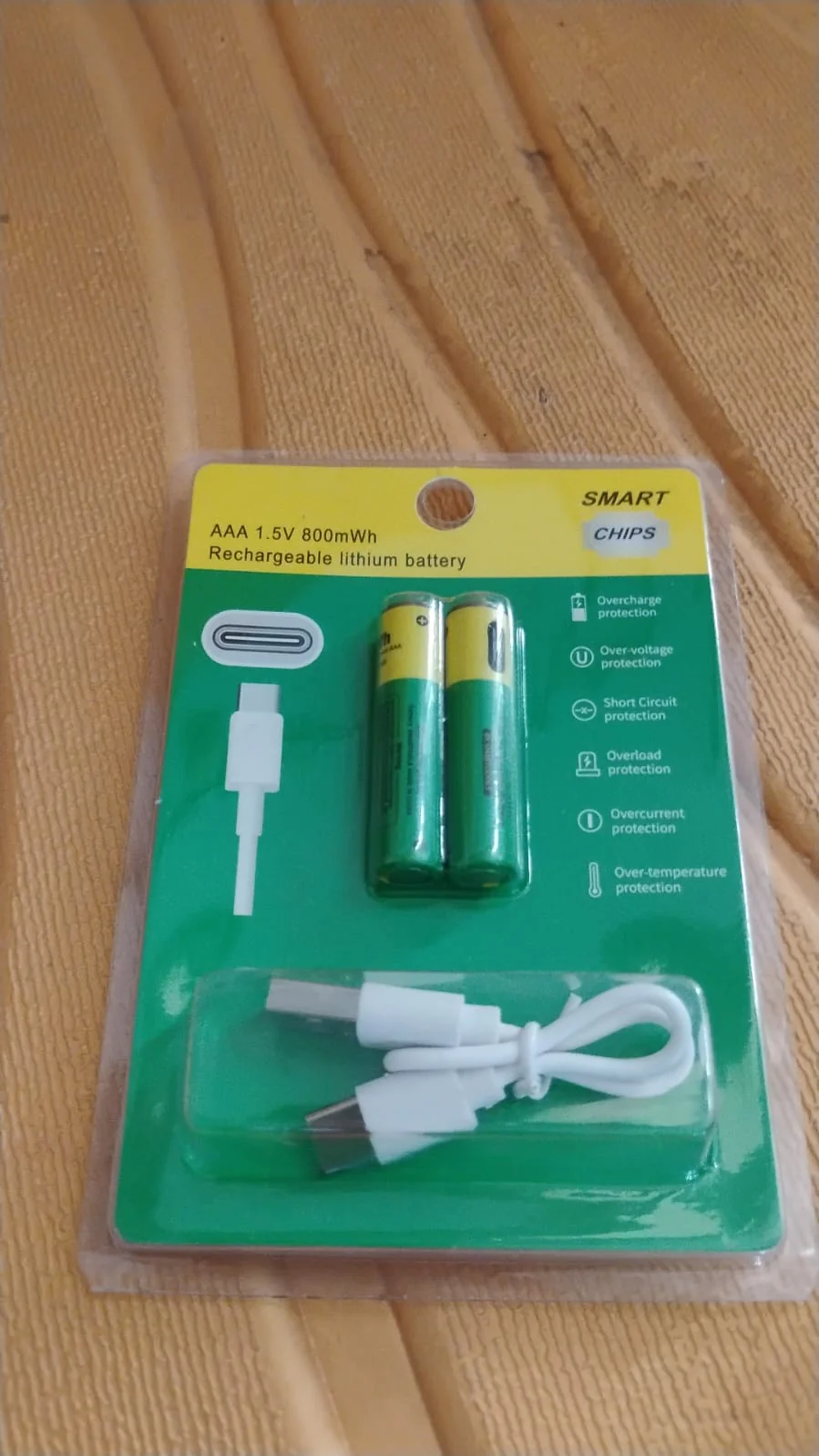 AAA Rechargeable Batteries 800mWh High Capacity 2 Pack - Image 8