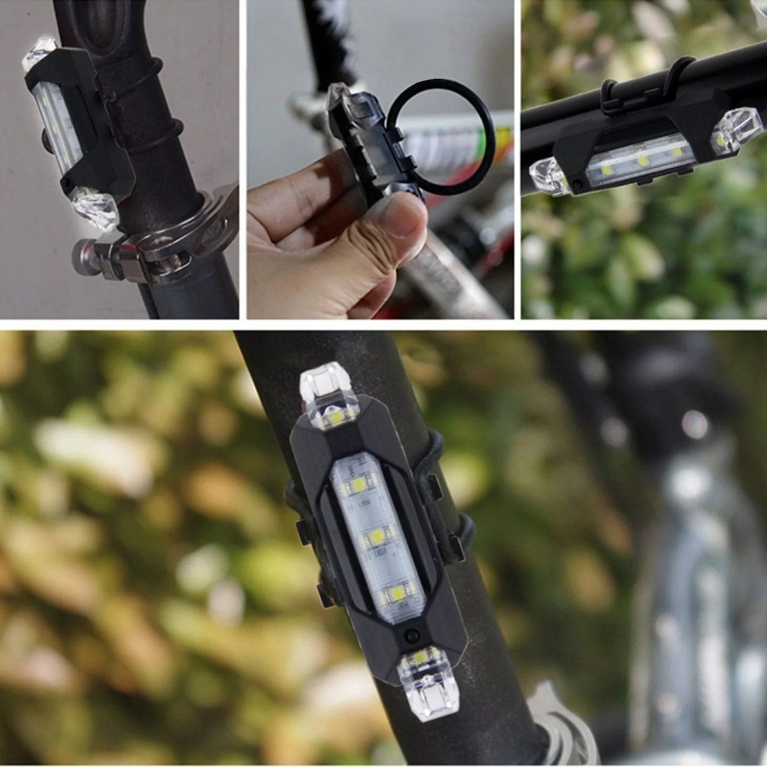 Rechargeable Bicycle Light – USB Front & Rear Safety Set - Image 4