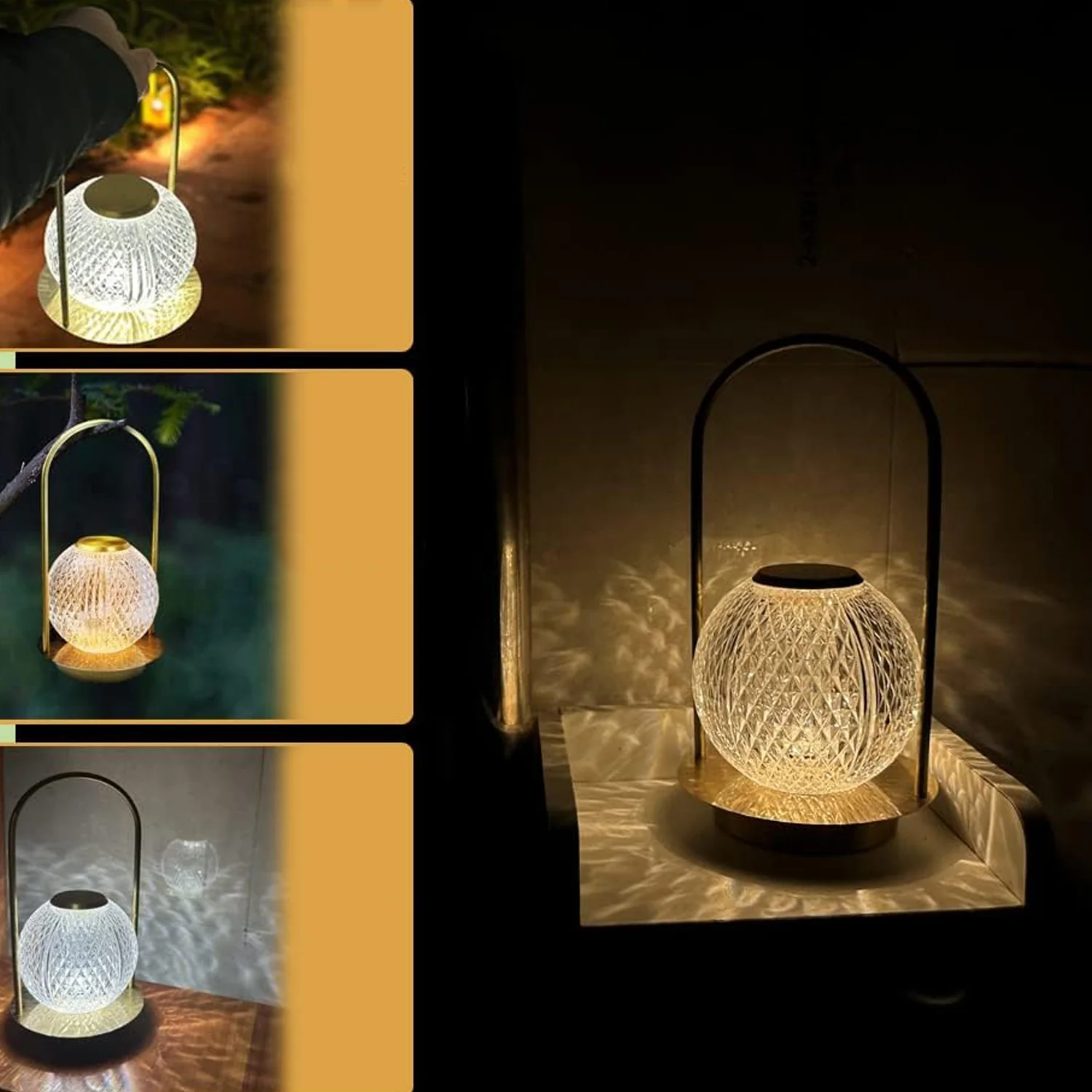 Rechargeable LED Touch Lamp – Crystal Ball Design | Indo Glow - Image 4