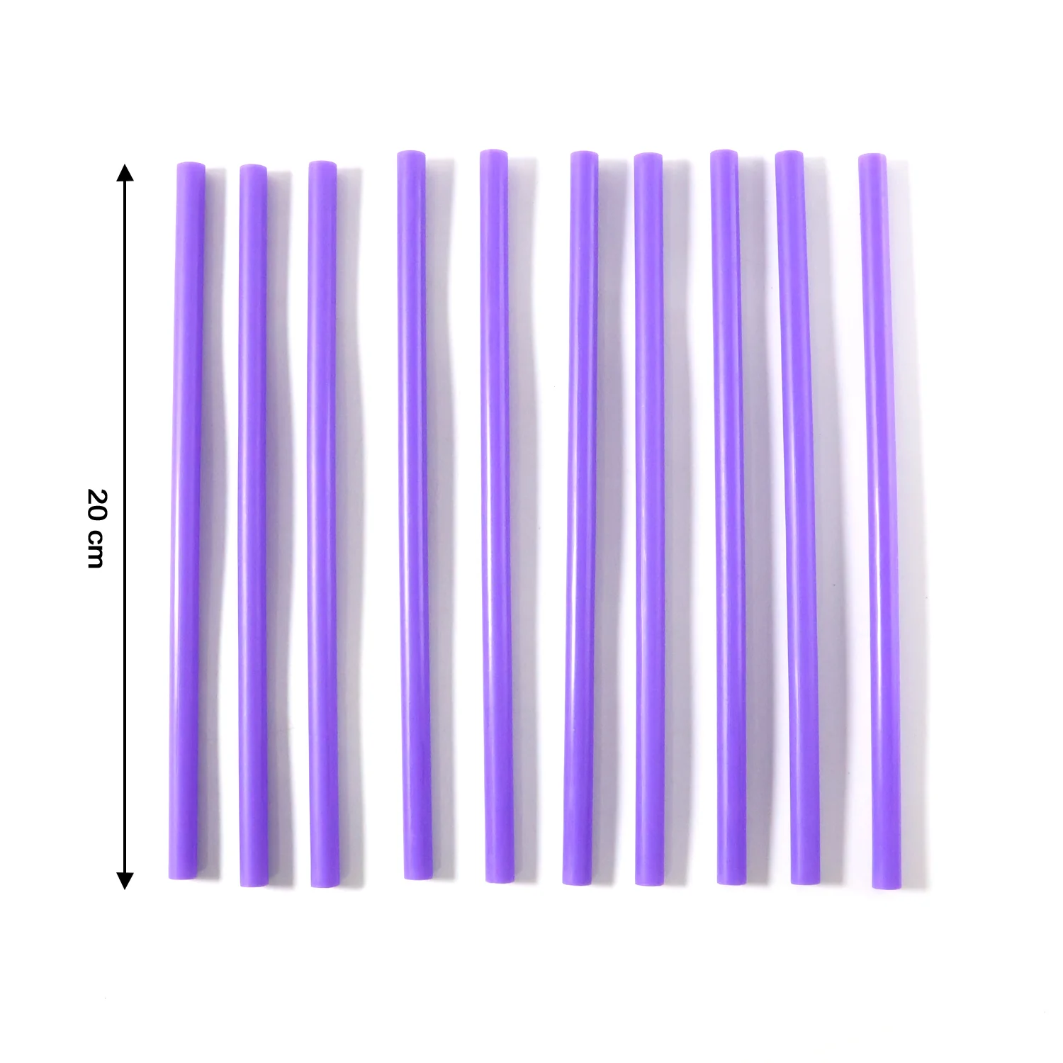 Reusable Plastic Drinking Straws – Pack of 10 Durable Straws - Image 5