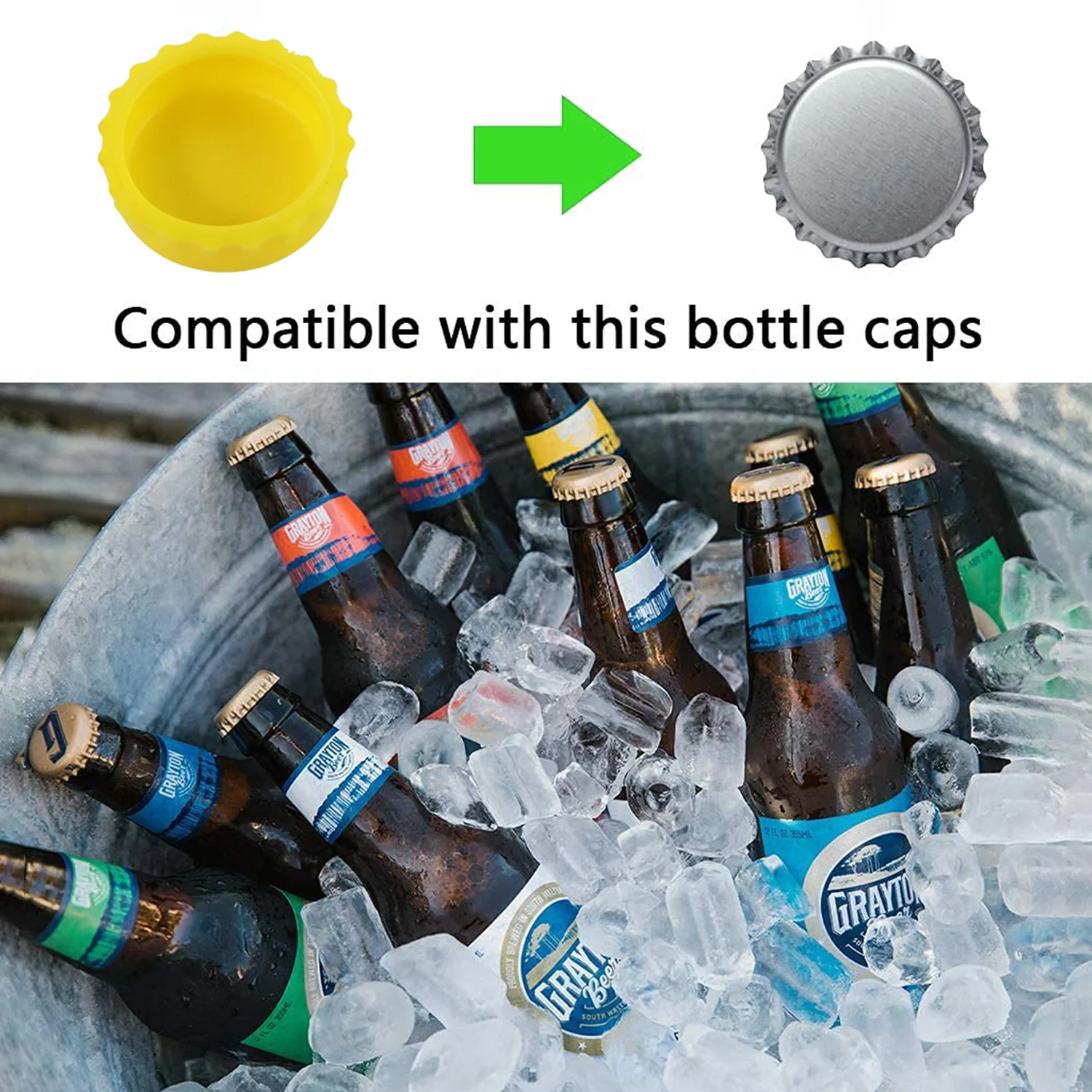 Reusable Silicone Bottle Cap Cover – Leak-Proof and Food-Grade - Image 4