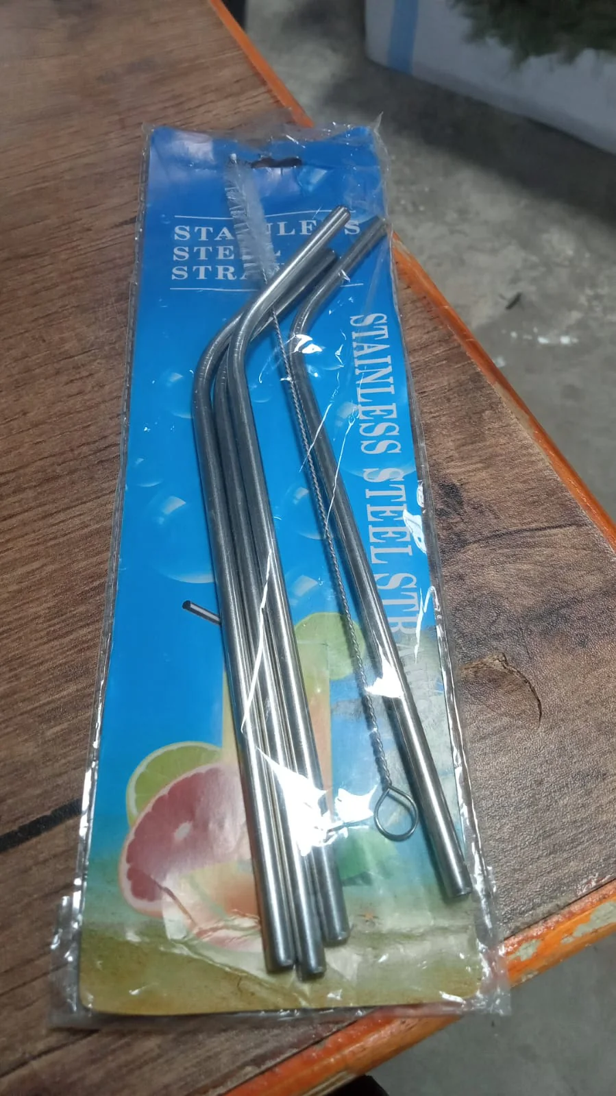 Stainless Steel Straws – Reusable Bent Set with Brush | Siplix - Image 7