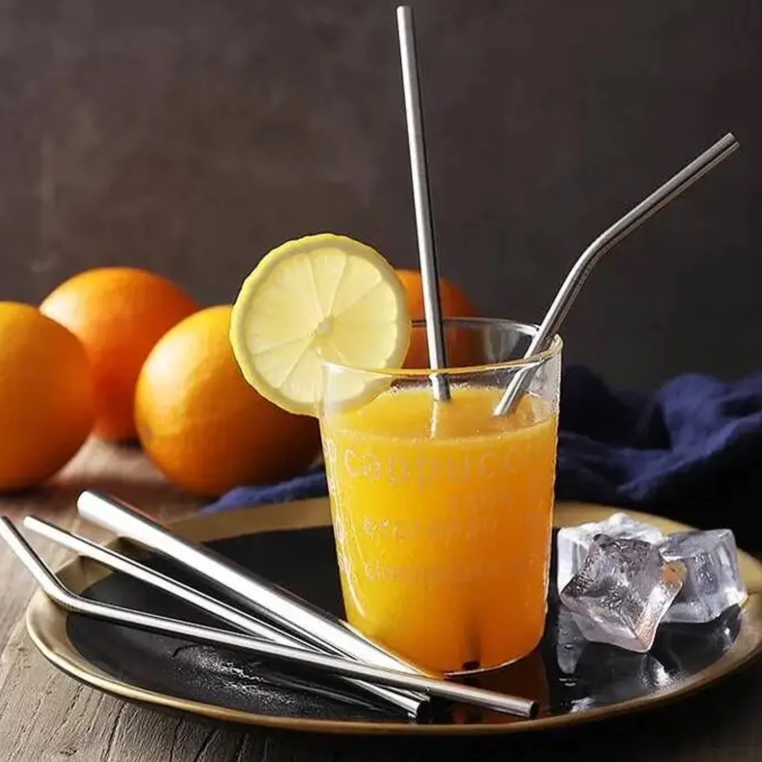 Stainless Steel Straws – Reusable Set with Travel Case | Happy Bathers - Image 3
