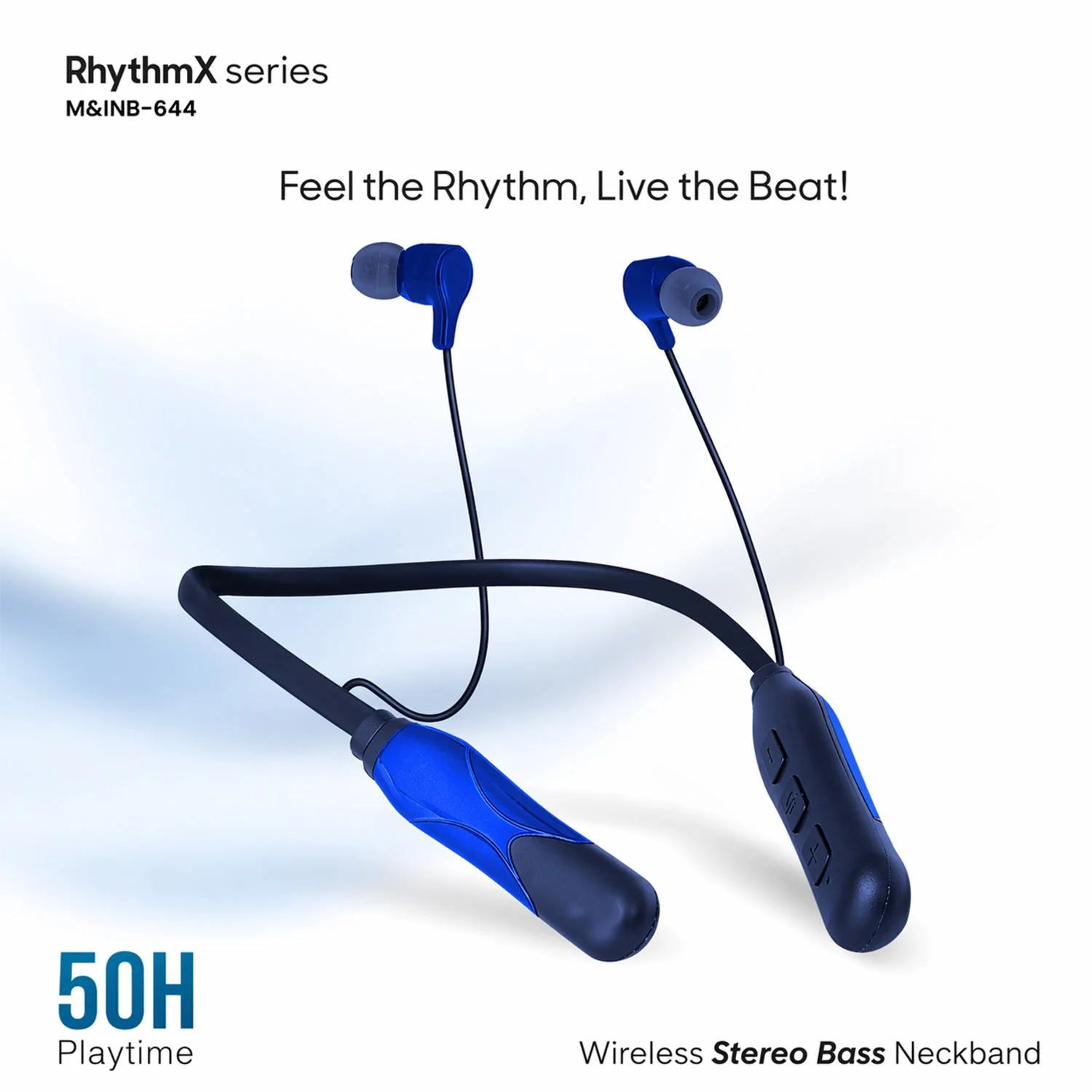 Wireless Stereo Bass Neckband Earphones – Long Battery Life & Clear Sound - Image 3