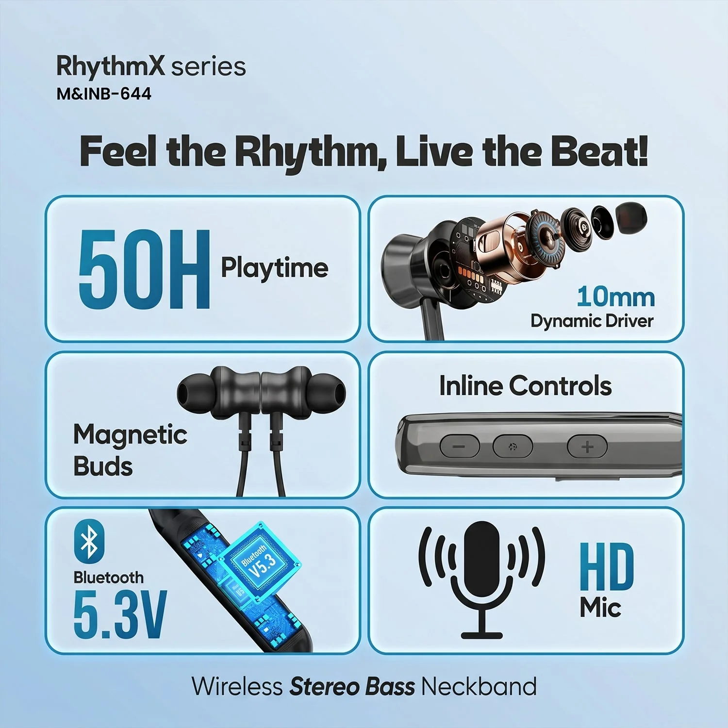 Wireless Stereo Bass Neckband Earphones – Long Battery Life & Clear Sound - Image 7