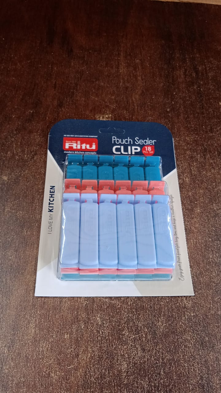 Pouch Sealer Clips – 18-Piece Airtight Food Storage Set - Image 7