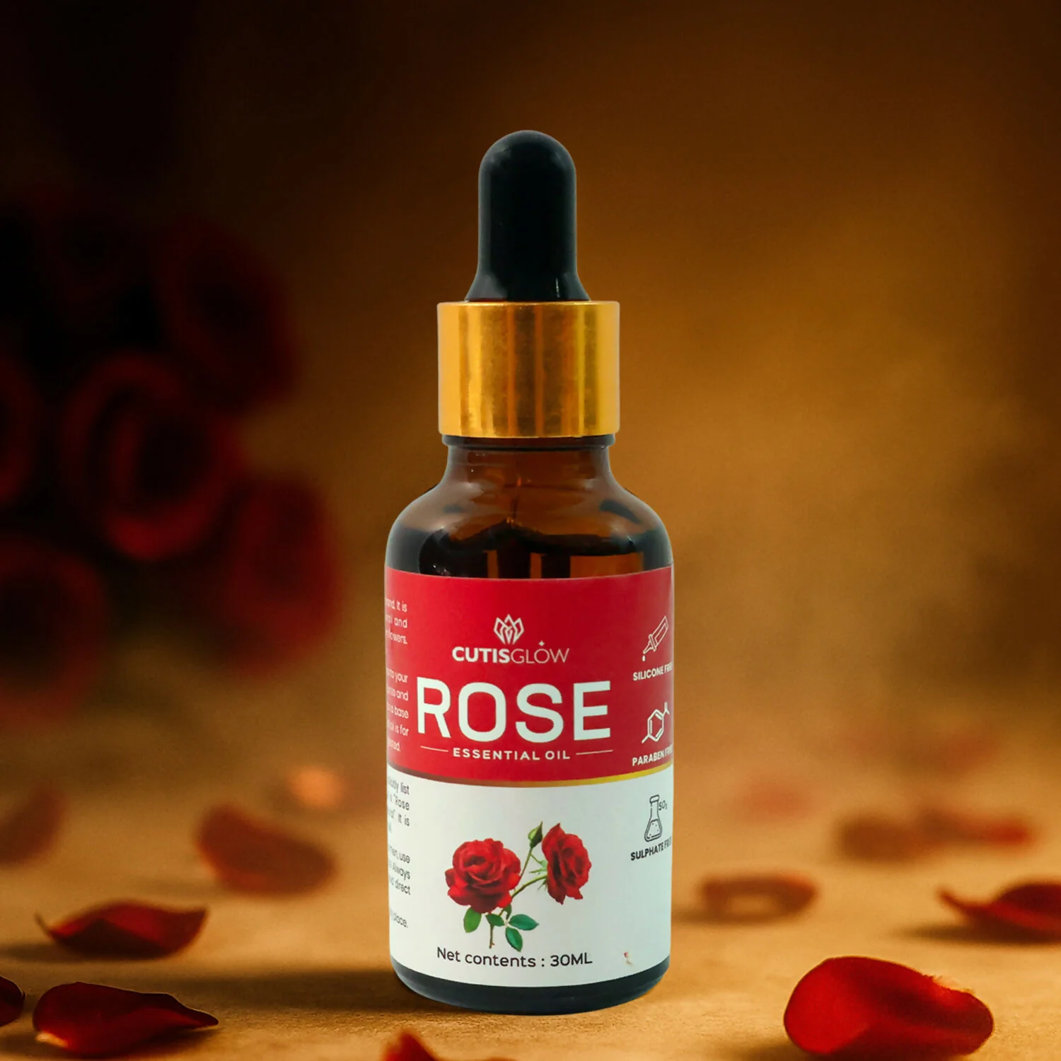 Rose Essential Oil – 100% Pure Natural Aromatherapy for Glowing Skin - Image 3