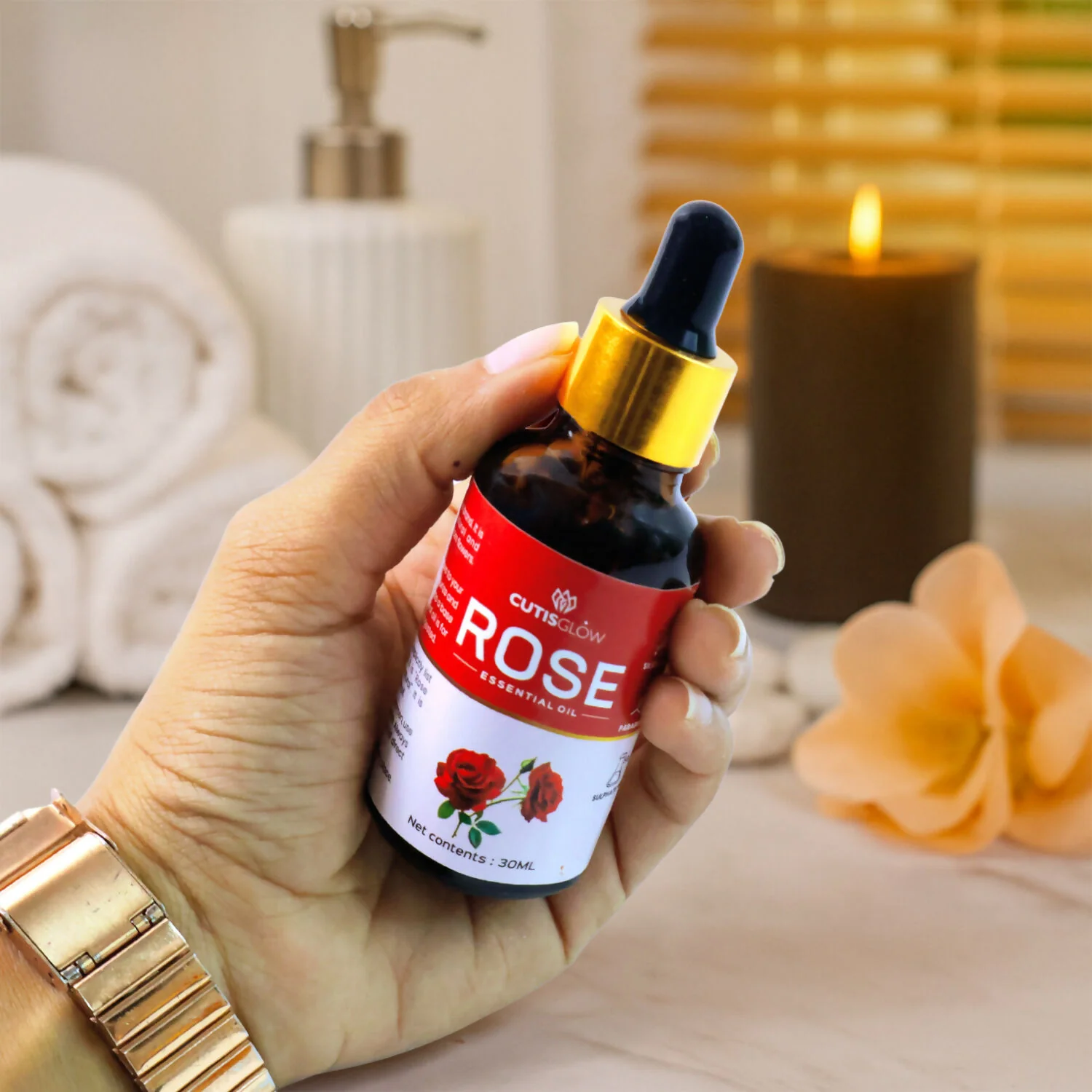 Rose Essential Oil – 100% Pure Natural Aromatherapy for Glowing Skin - Image 5