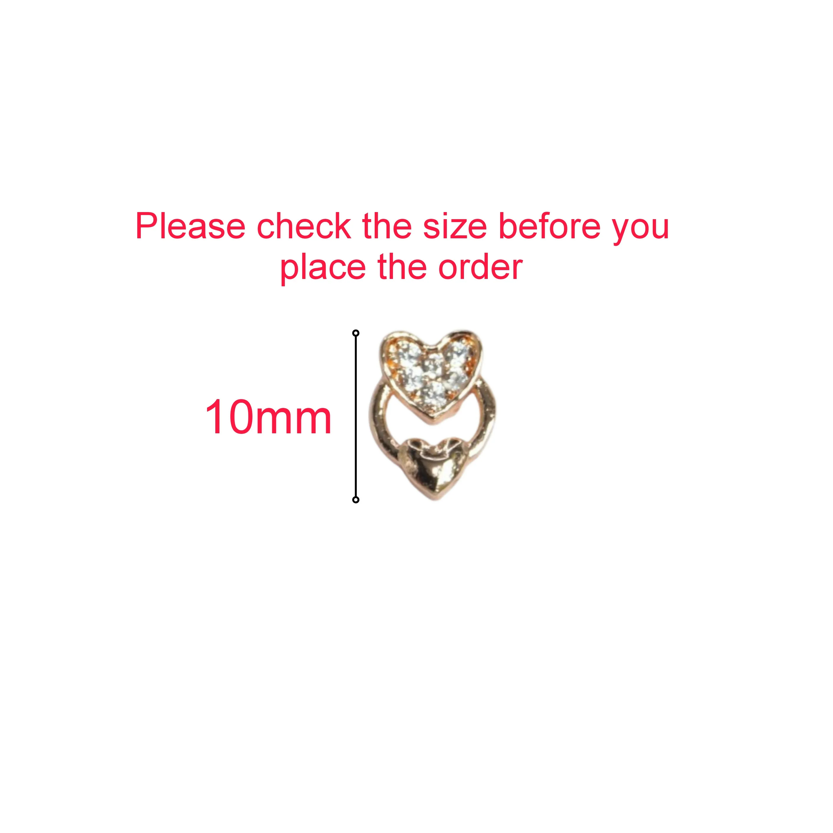 Rose Gold Heart Stud Earrings – Elegant Zircon Jewelry for Women - Image 4