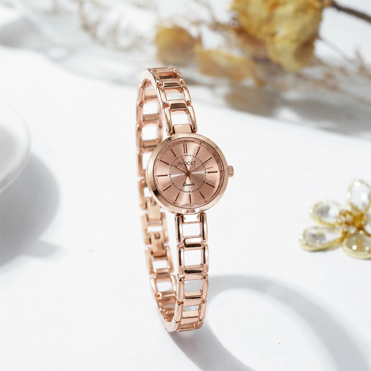 Rose Gold Watch – Elegant Daily Wear for Women - Image 3