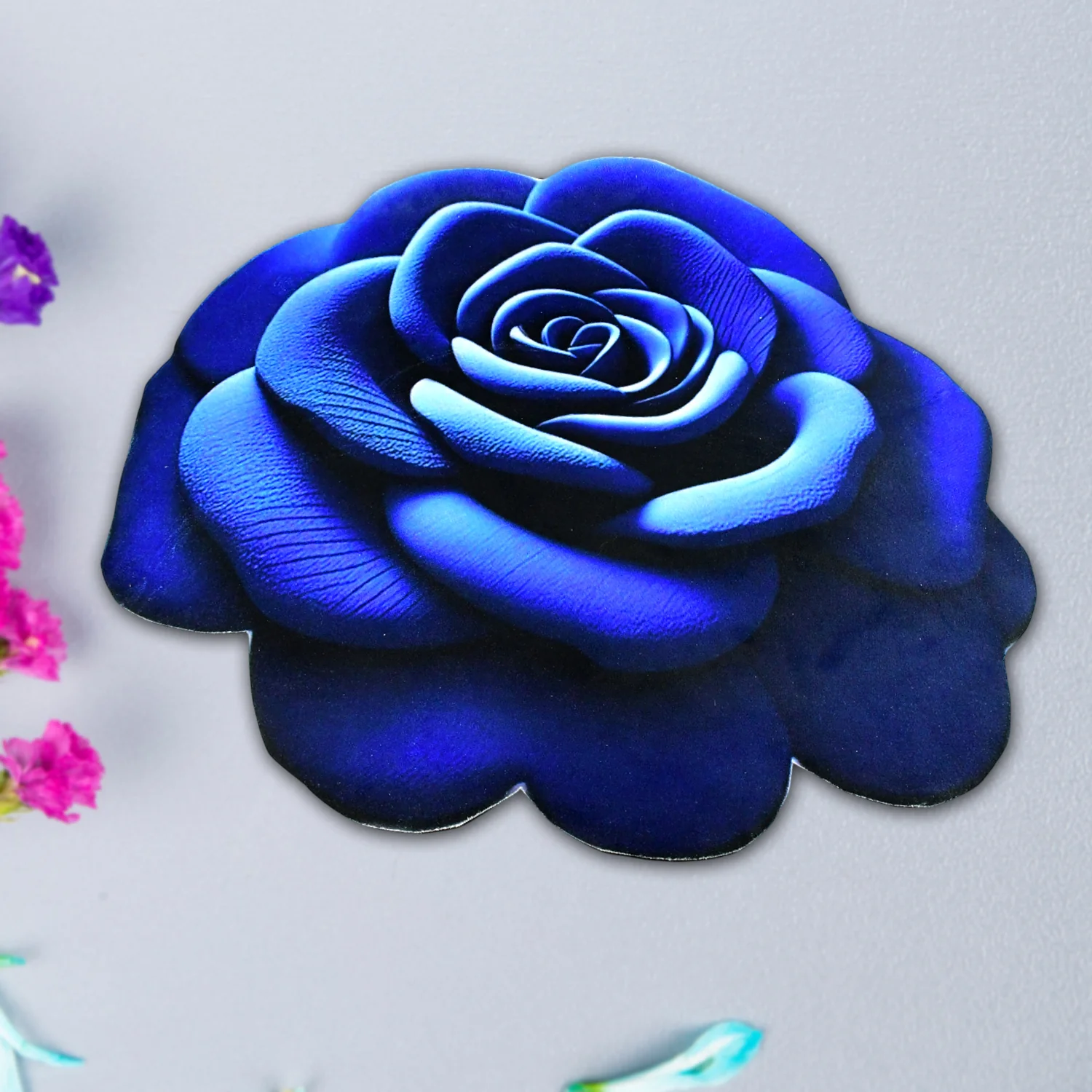 3D Rose Floor Mat – Luxury Anti-Slip Velvet Rug - Image 6