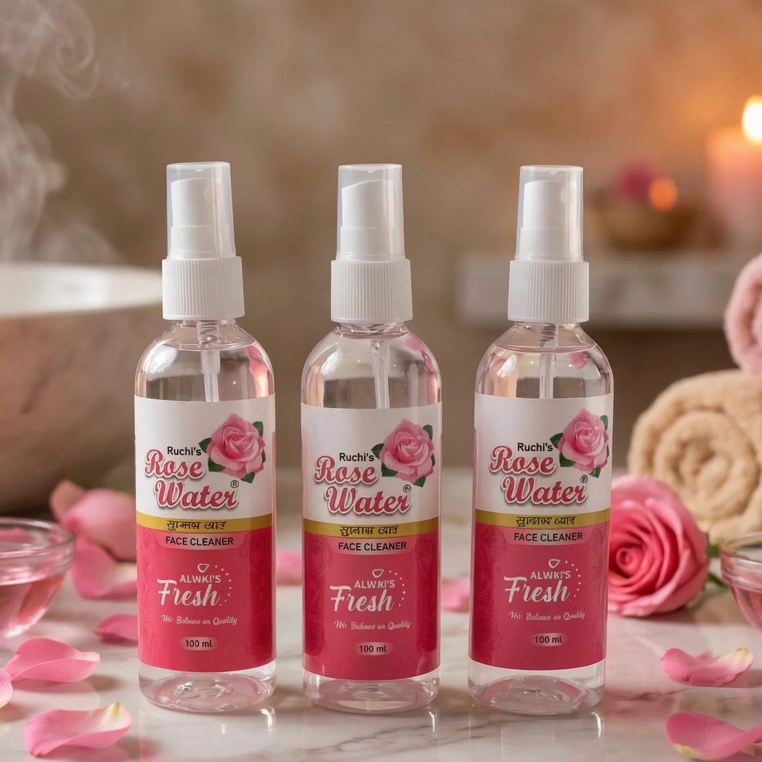 Rose Water Face Spray Set – Hydrating & Refreshing Skincare - Image 7