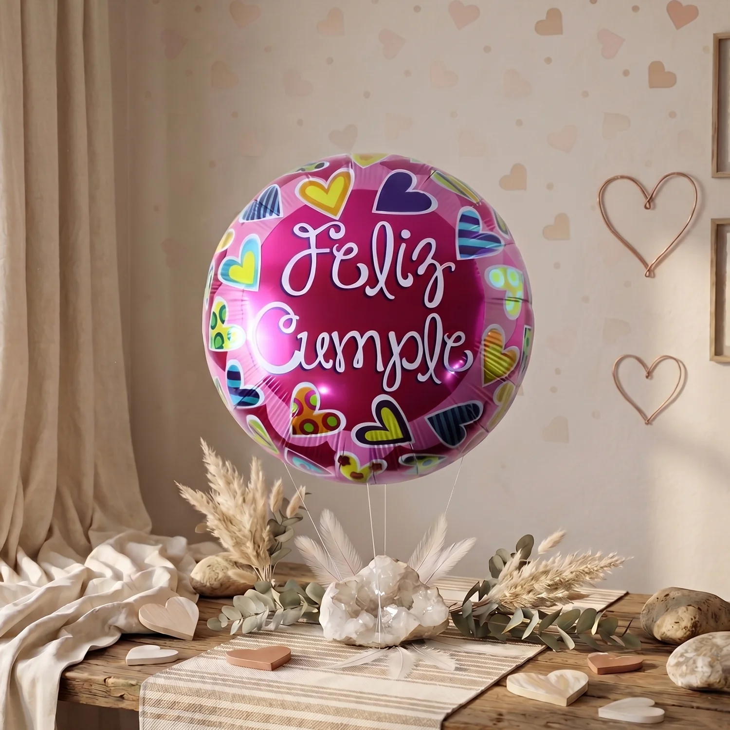 Feliz Cumple Foil Balloon – Bright Colorful Birthday Decor - Image 7