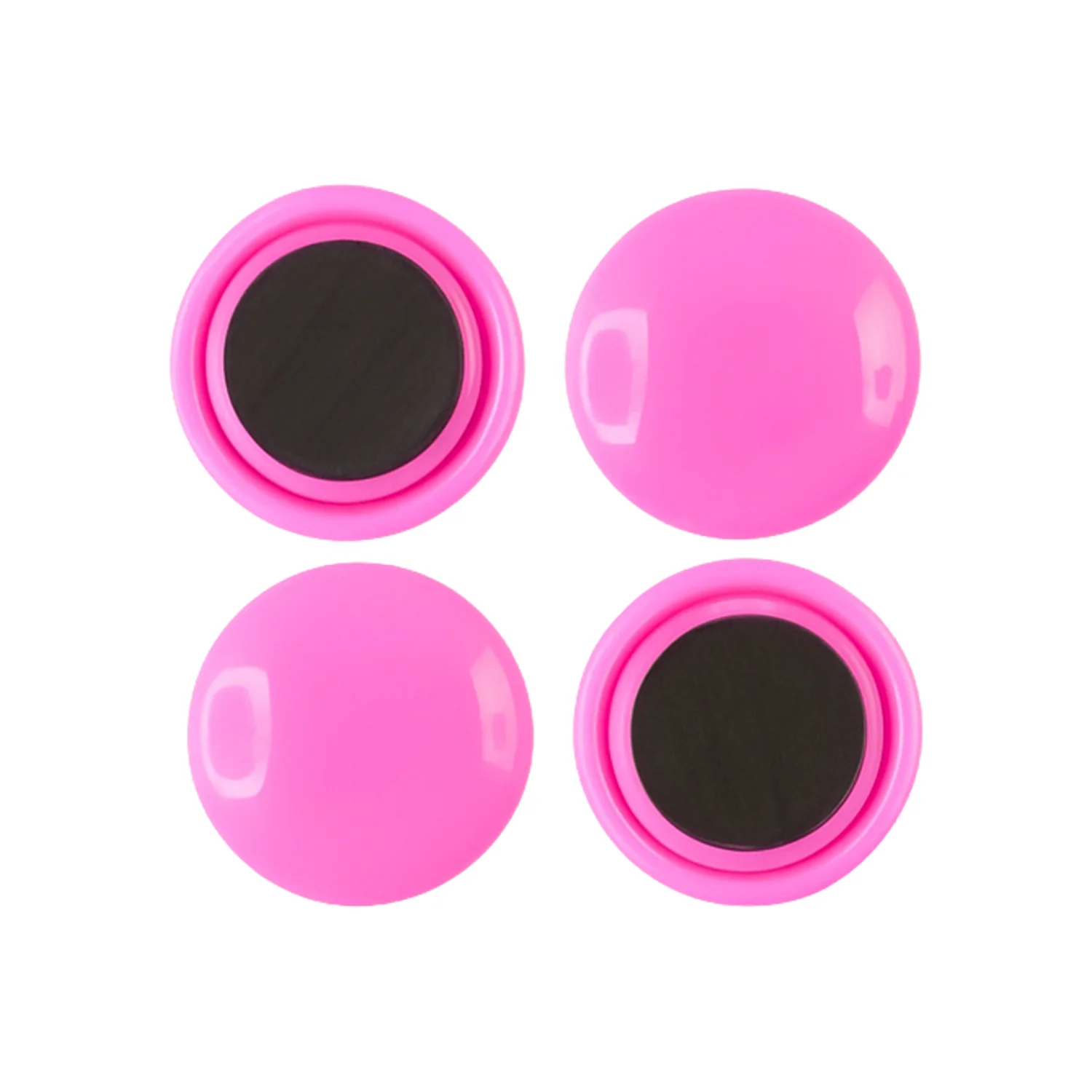 Round Fridge Magnets – Strong Grip, Scratch-Safe Buttons (4 Pcs) - Image 5