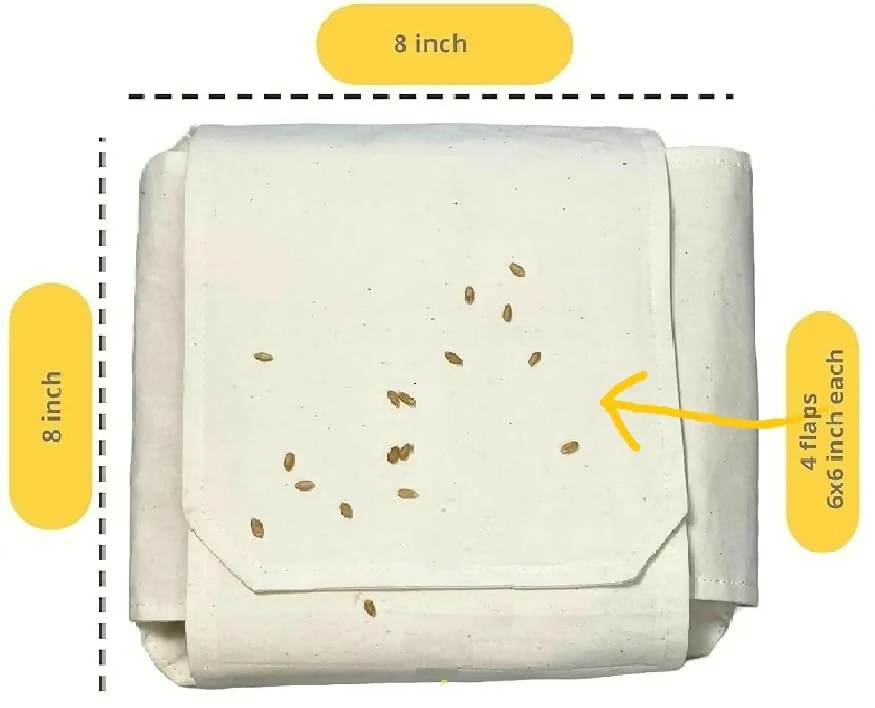 Cotton Roti Cover Set (2) – Keep Chapatis Soft & Fresh - Image 4