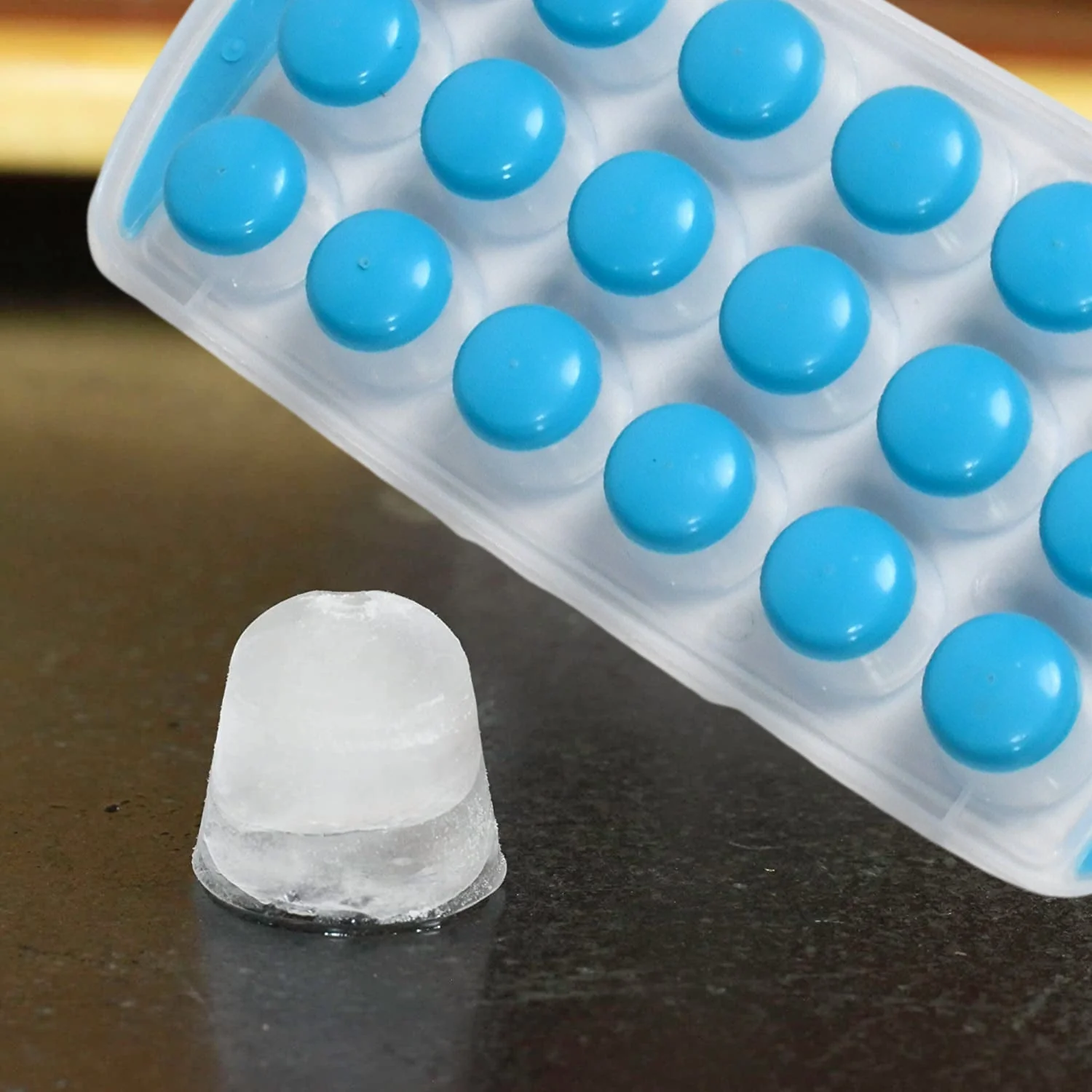 Round Silicone Ice Cube Tray – Smart Push Out Mini Ice | Indo Glow - Image 3